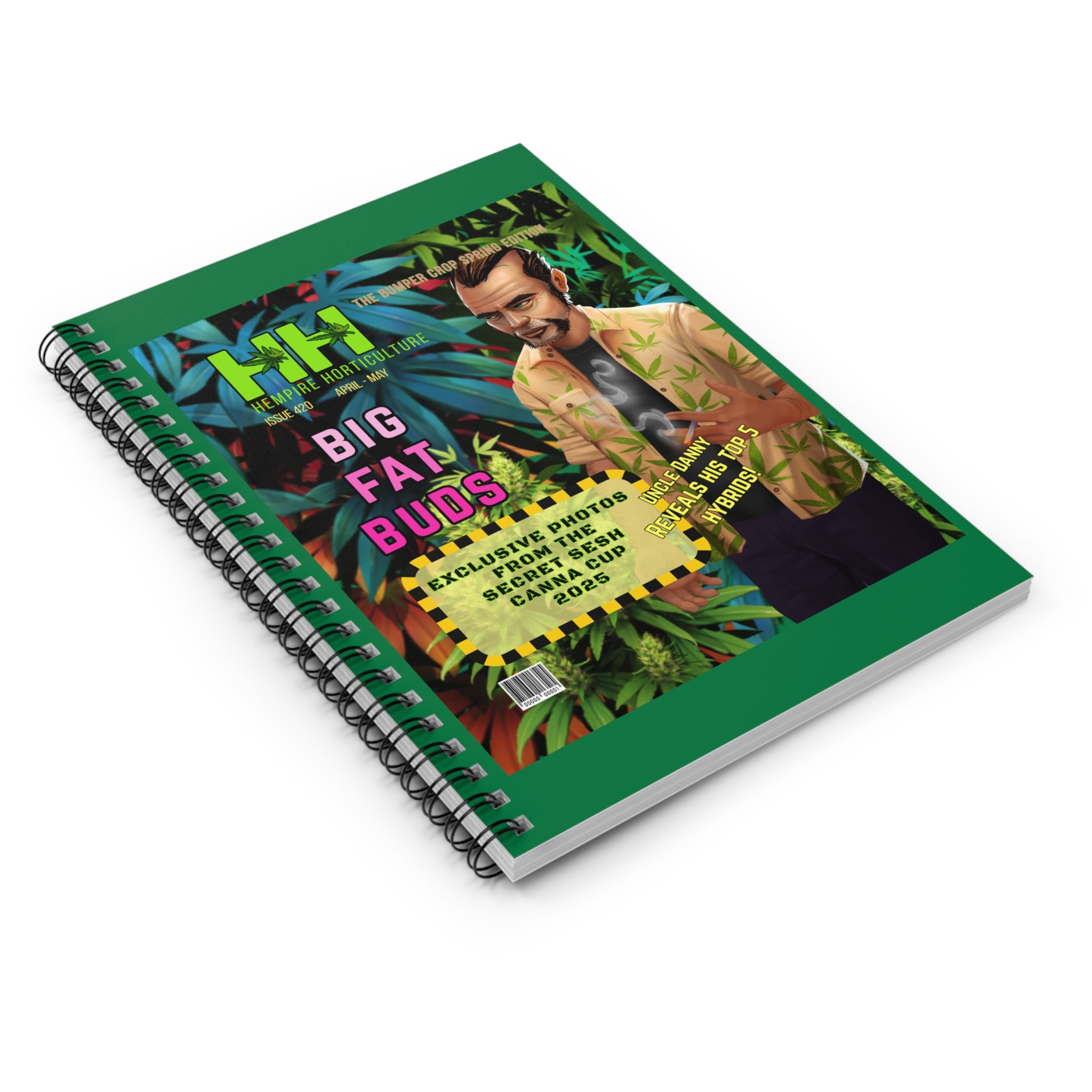"Hempire Horticulture" Spiral Lined Notebook