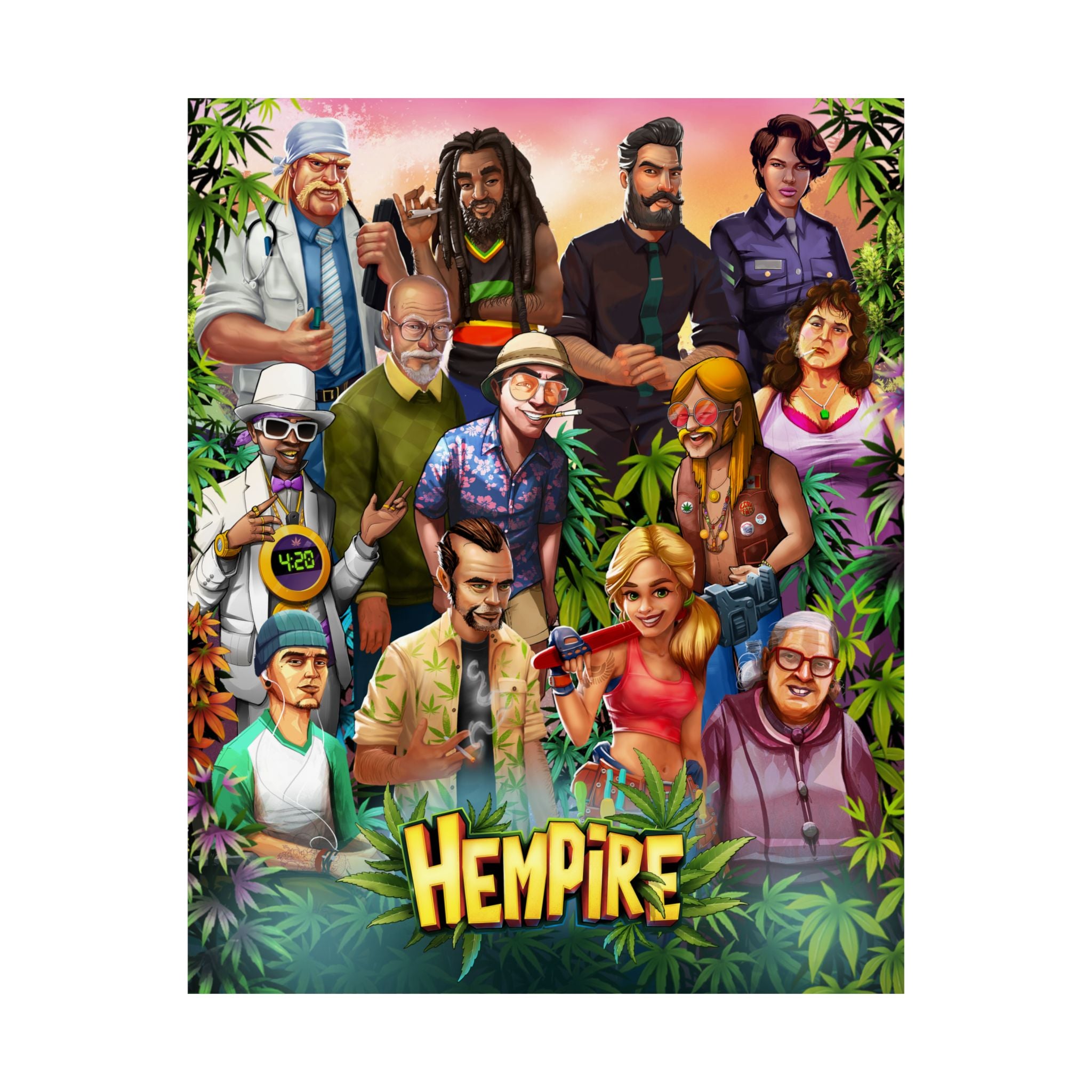 "Hempire" Poster 8 x 10