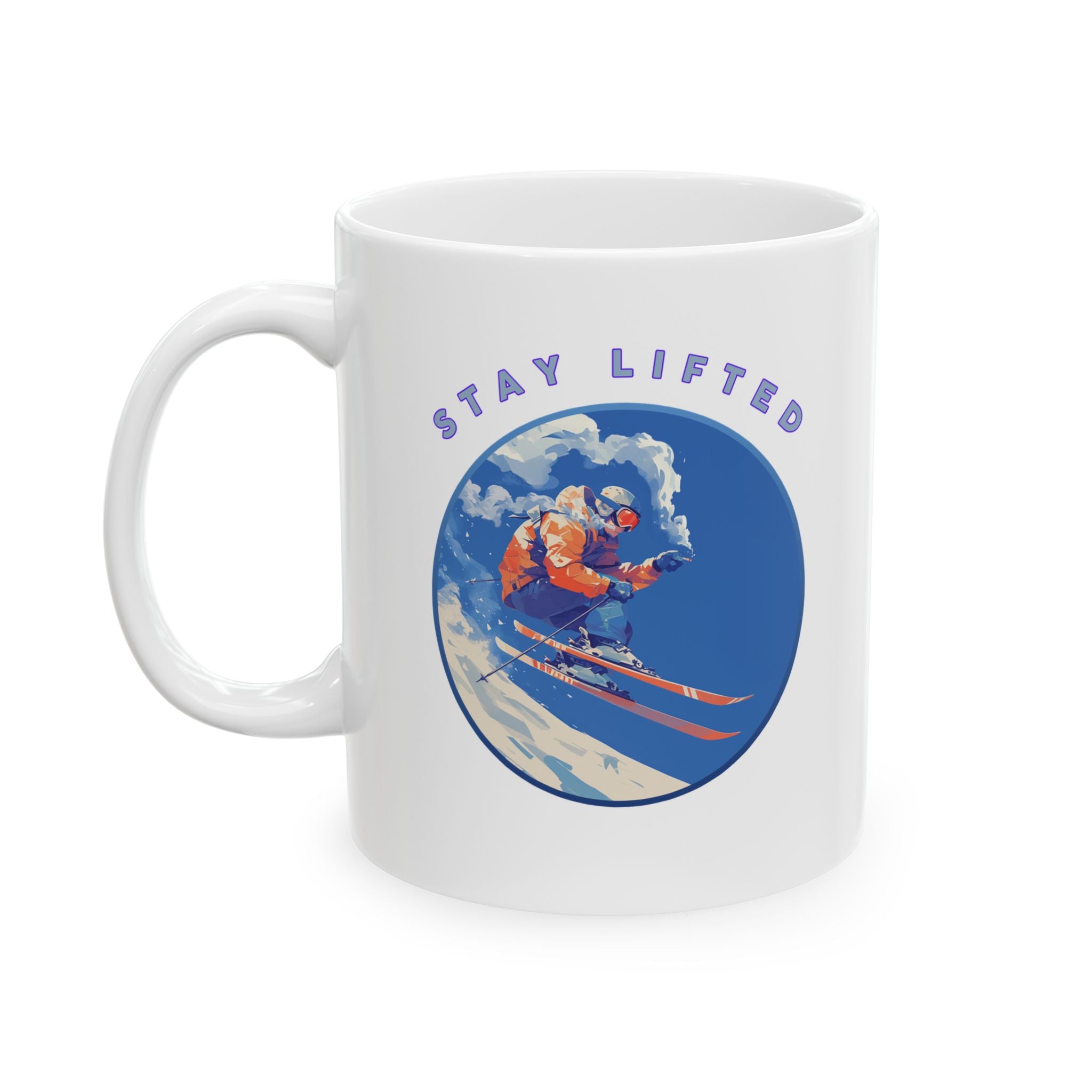 "High Ski" Ceramic Mug