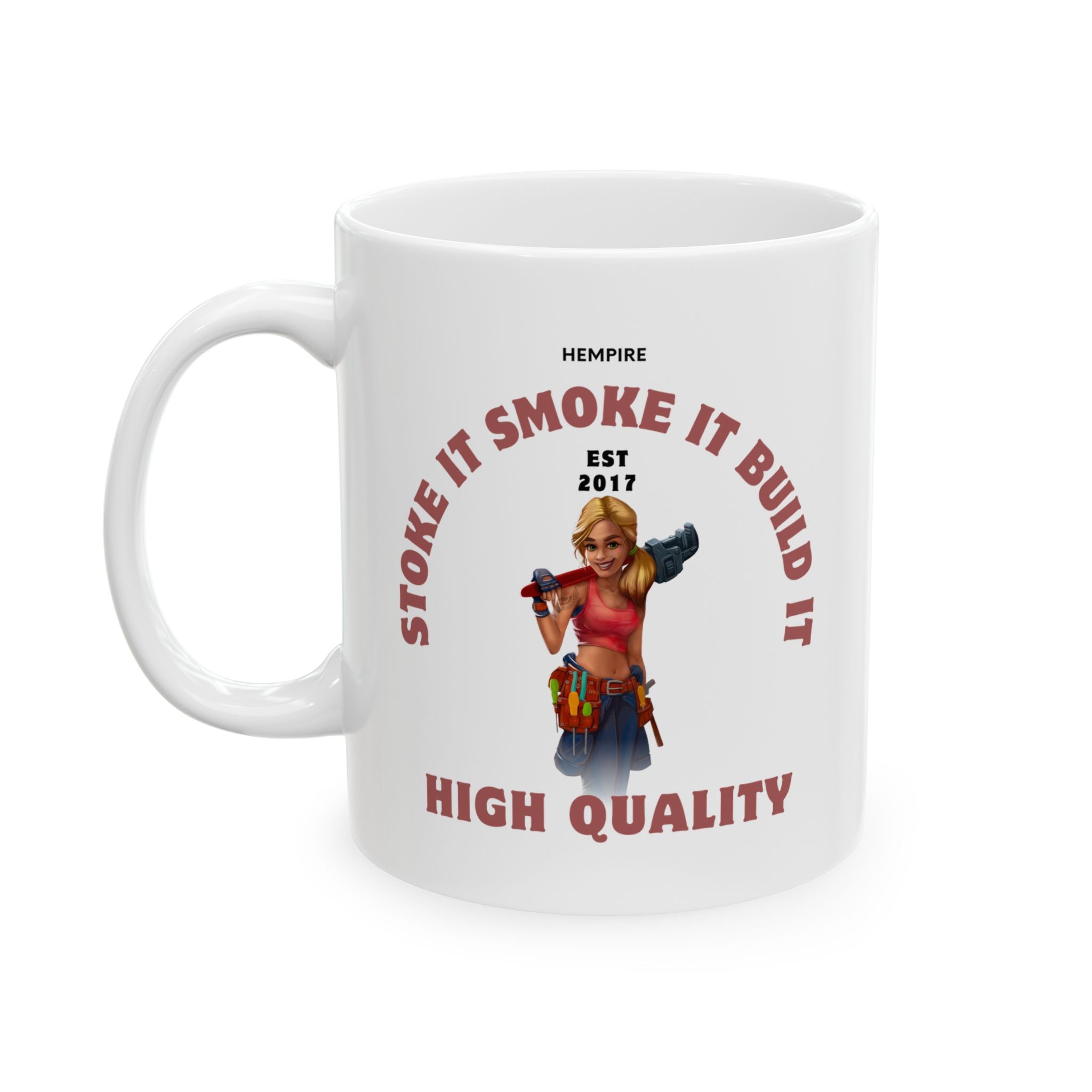 "Handy High Quality" Ceramic Mug - High Roller Games Inc