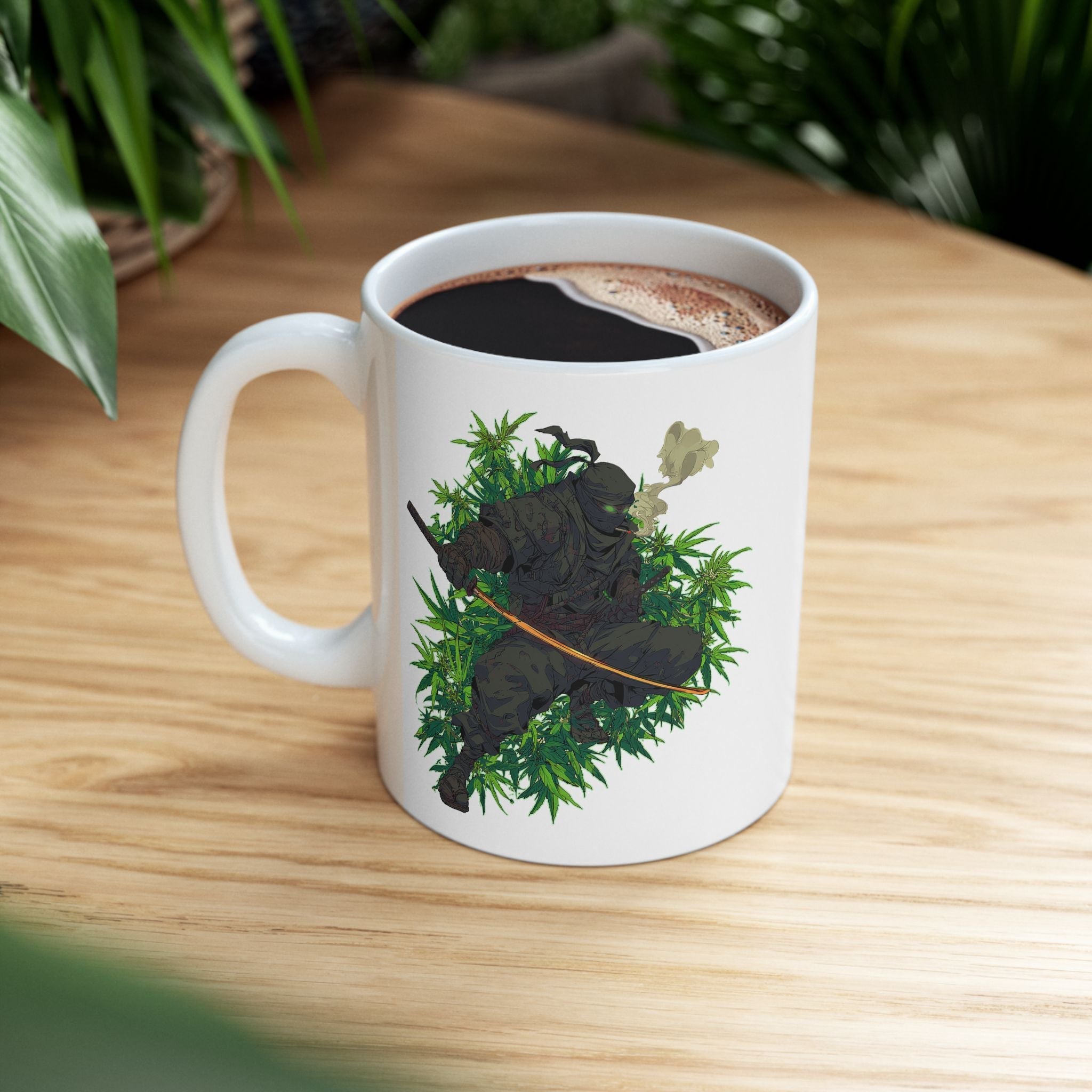 "Hempire Ninja" Ceramic Mug - High Roller Games Inc