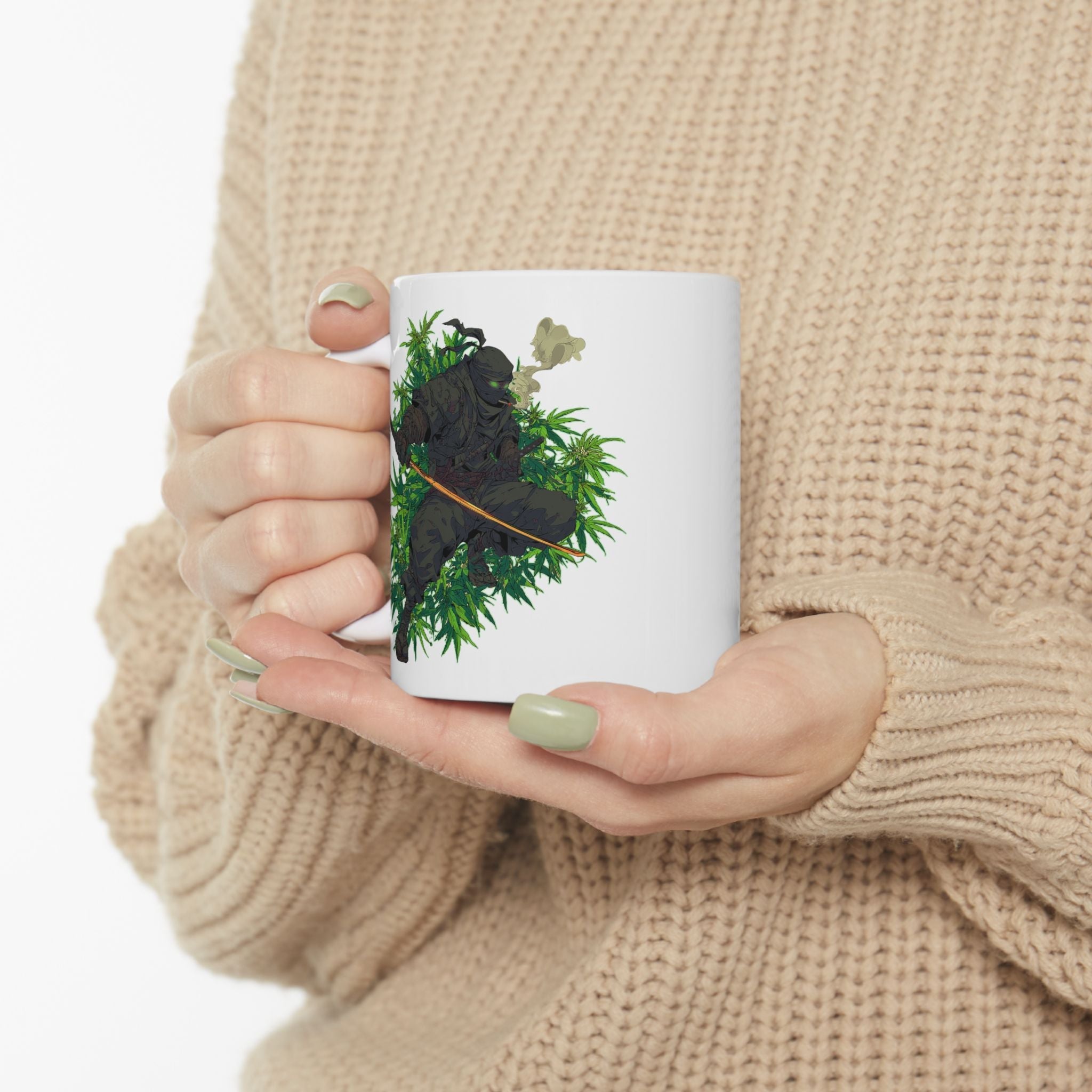 "Hempire Ninja" Ceramic Mug - High Roller Games Inc