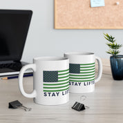 "Stay Lifted USA" Ceramic Mug - High Roller Games Inc