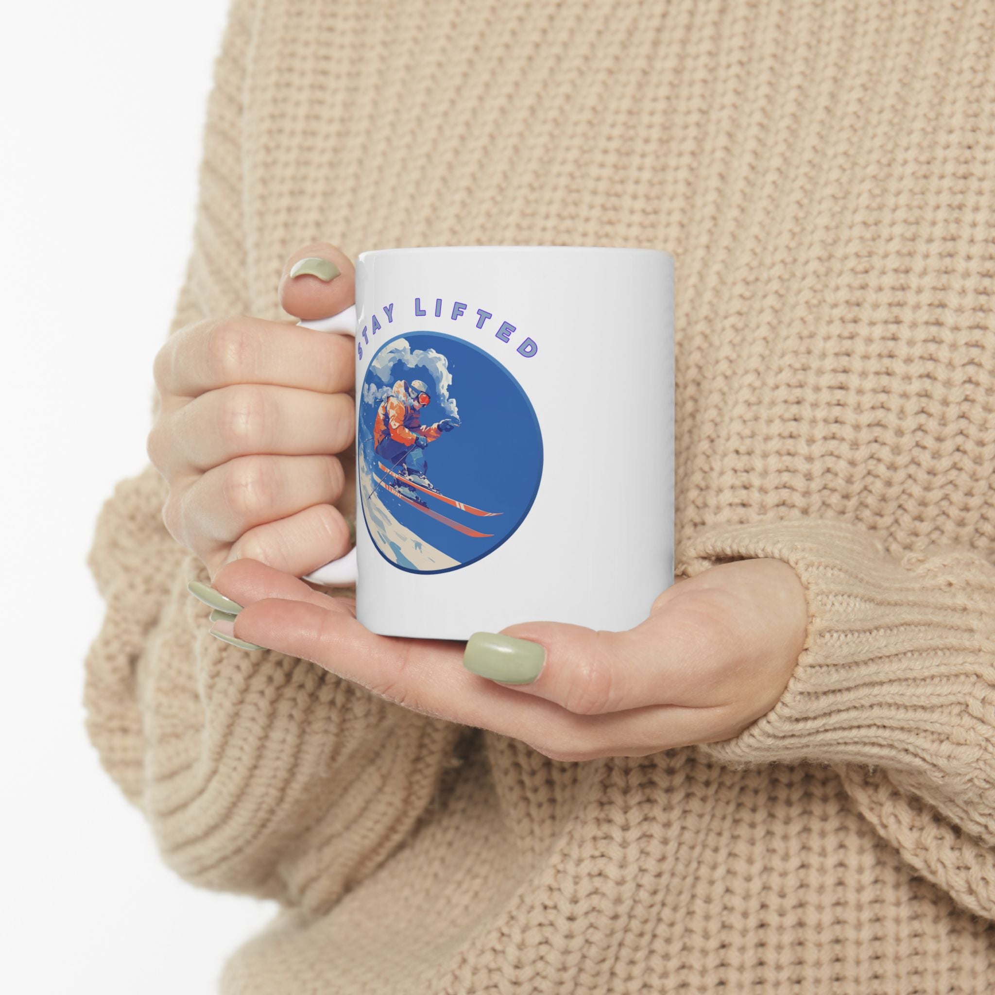 "High Ski" Ceramic Mug