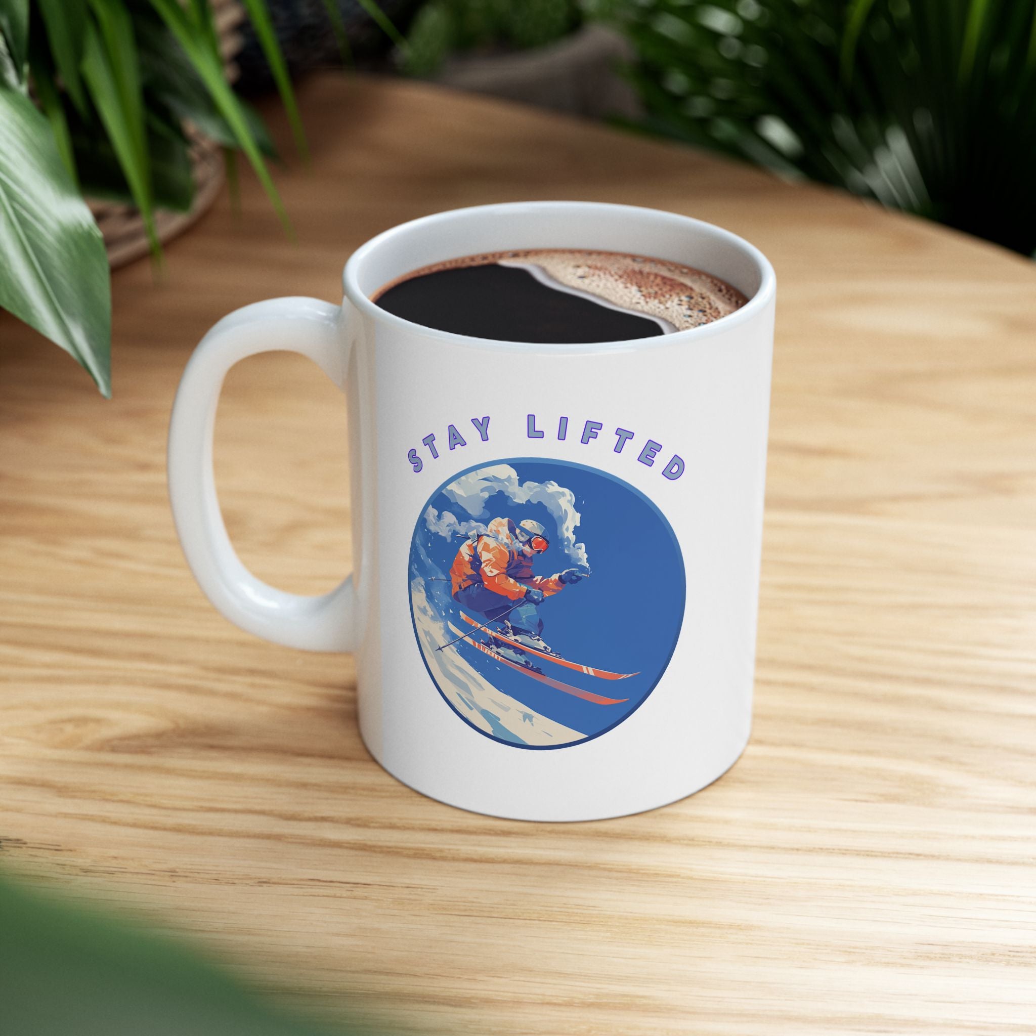 "High Ski" Ceramic Mug
