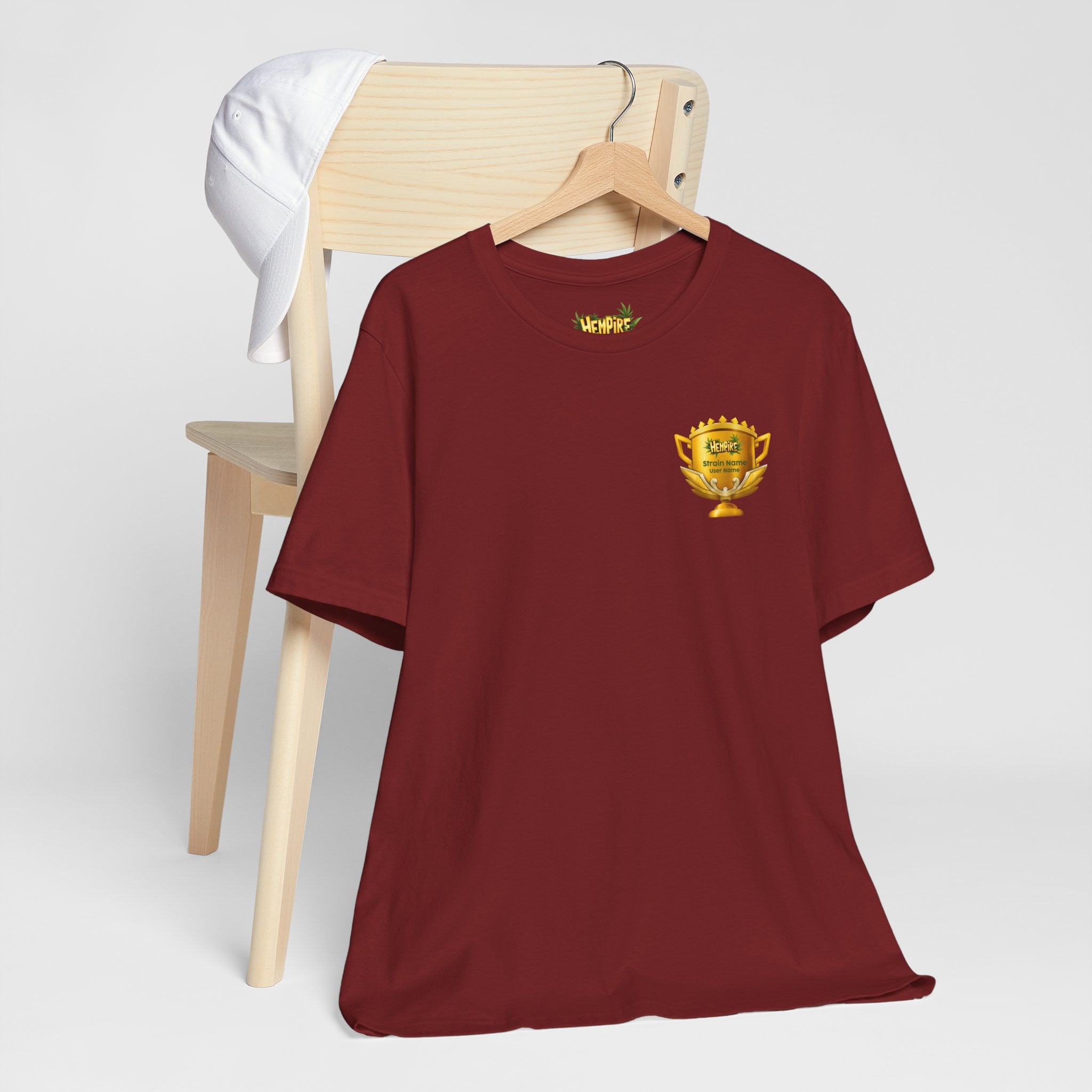 Personalized "Cup Winner" Short Sleeve Tee