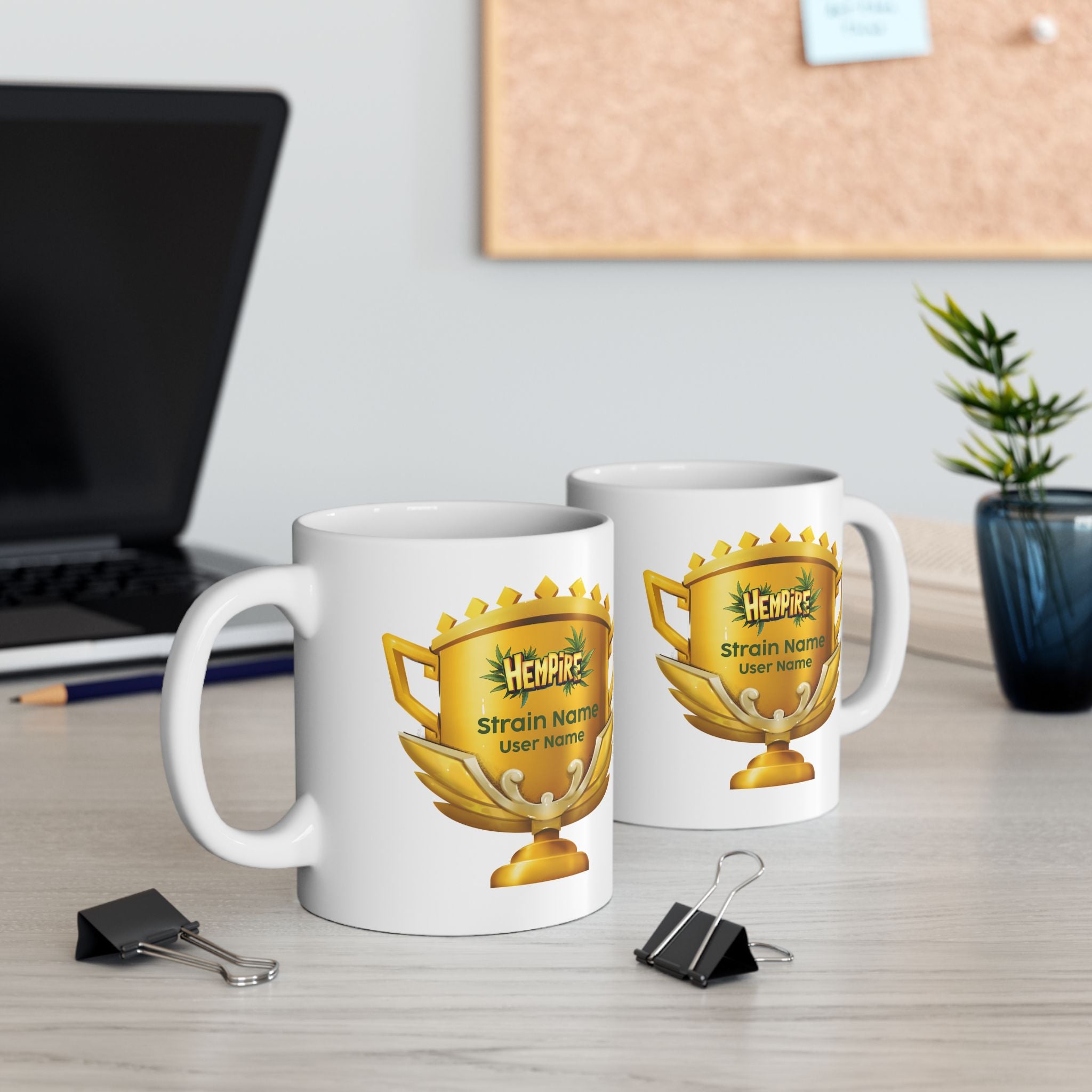 Personalized "Hempire Cup" Ceramic Mug