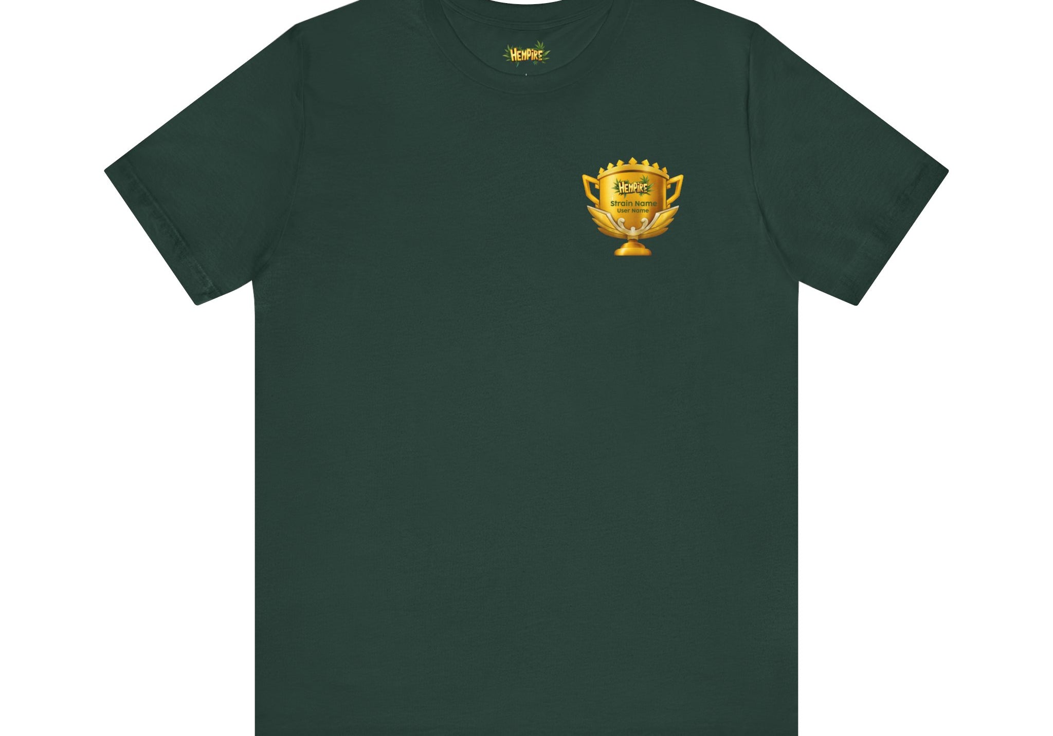 Personalized "Cup Winner" Short Sleeve Tee