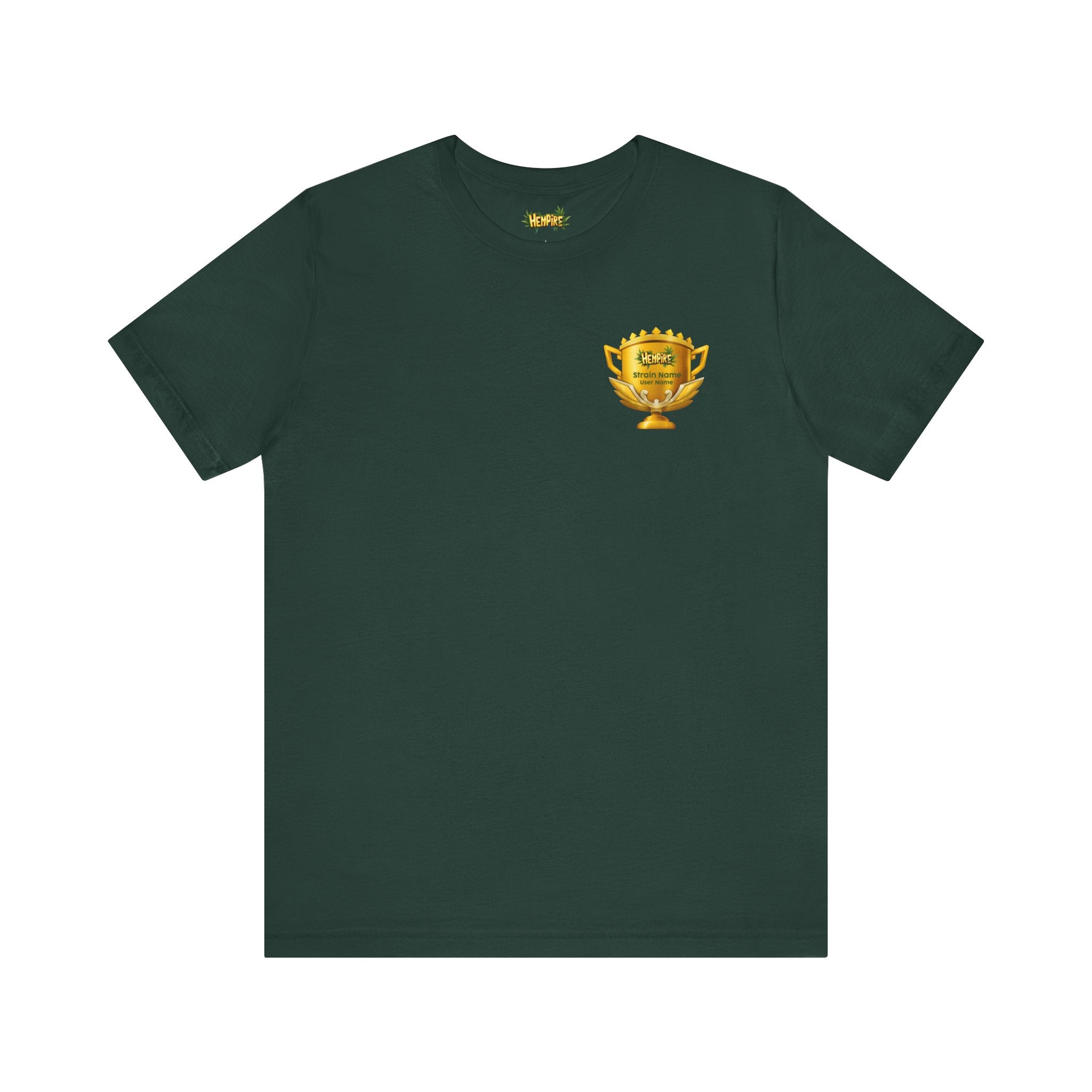 Personalized "Cup Winner" Short Sleeve Tee