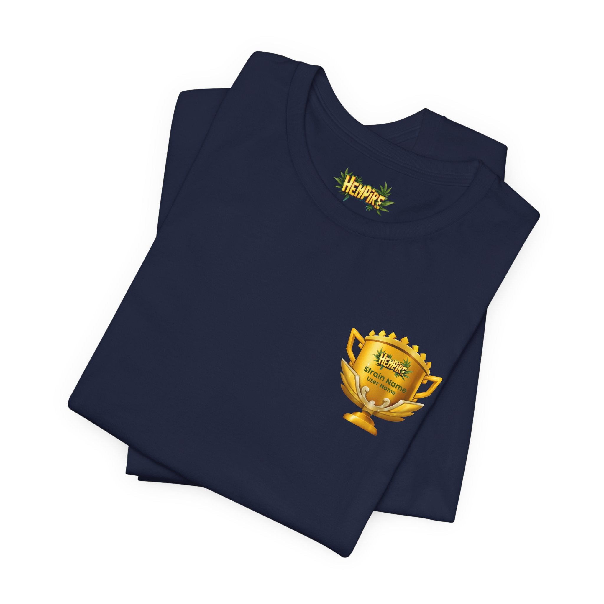 Personalized "Cup Winner" Short Sleeve Tee