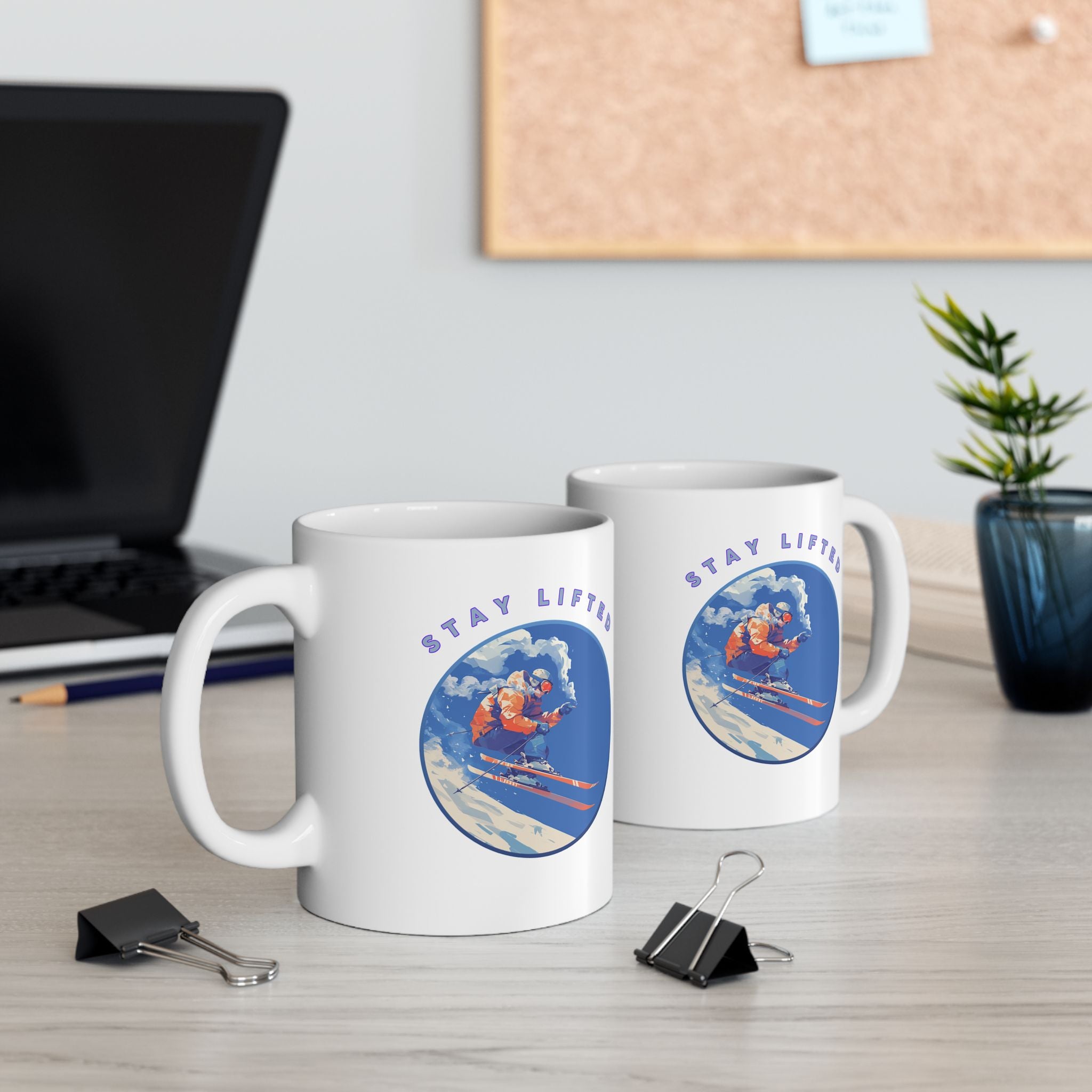 "High Ski" Ceramic Mug