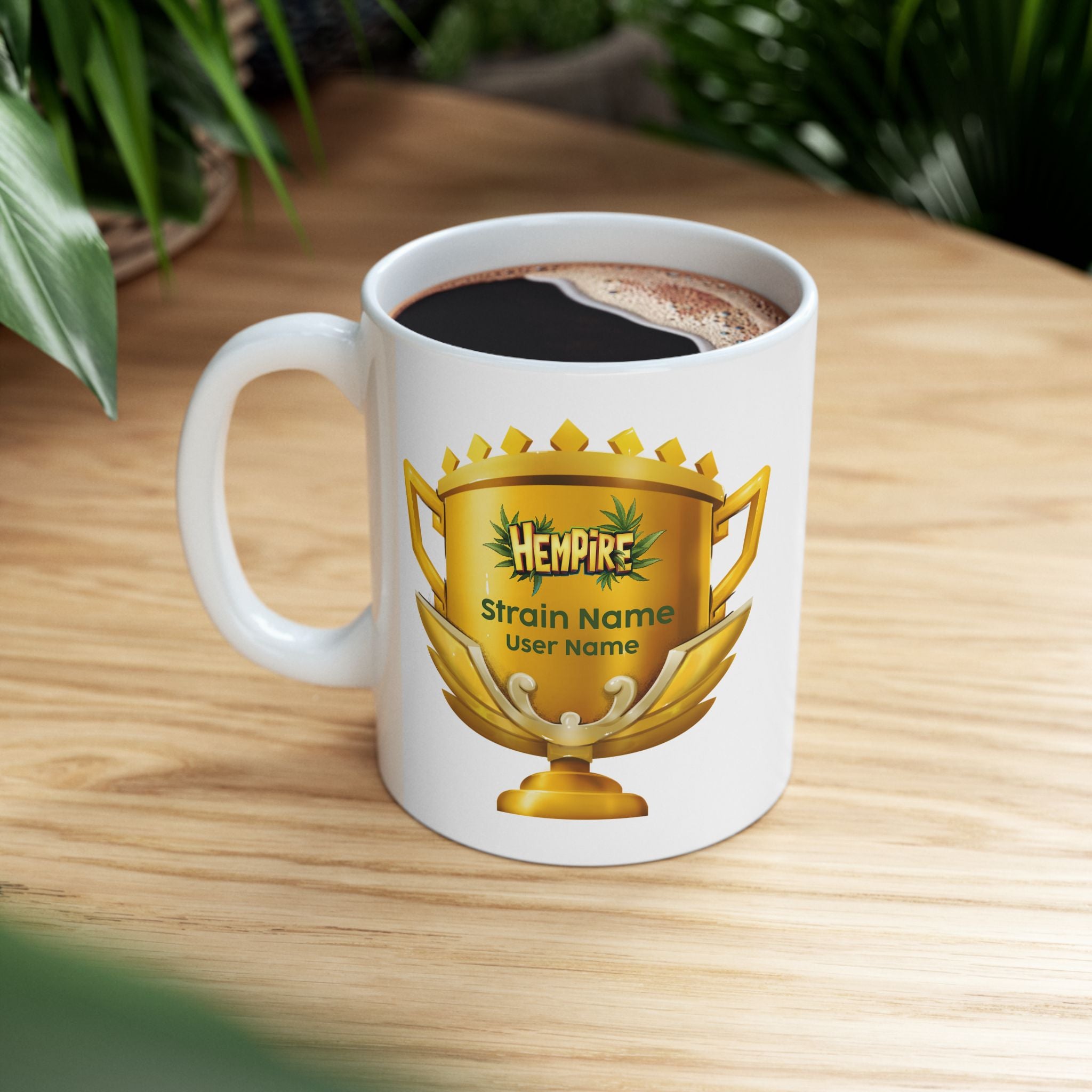 Personalized "Hempire Cup" Ceramic Mug