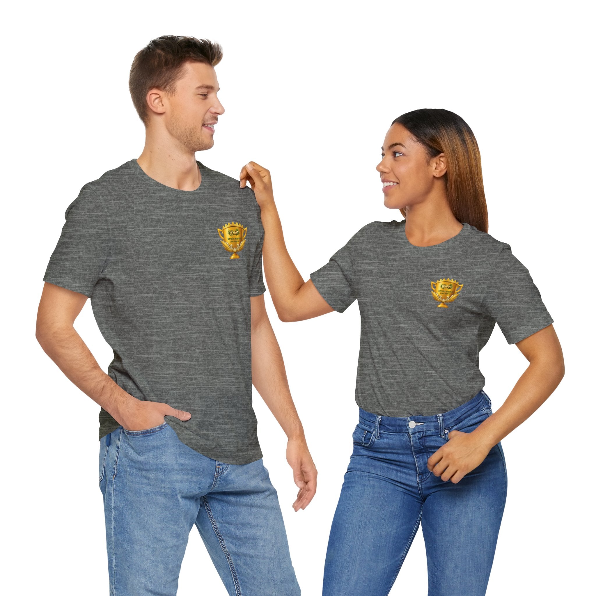 Personalized "Cup Winner" Short Sleeve Tee