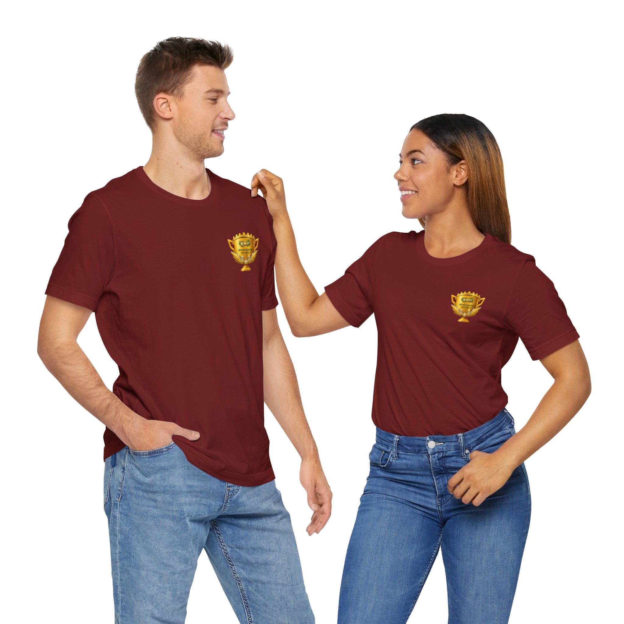 Personalized "Cup Winner" Short Sleeve Tee