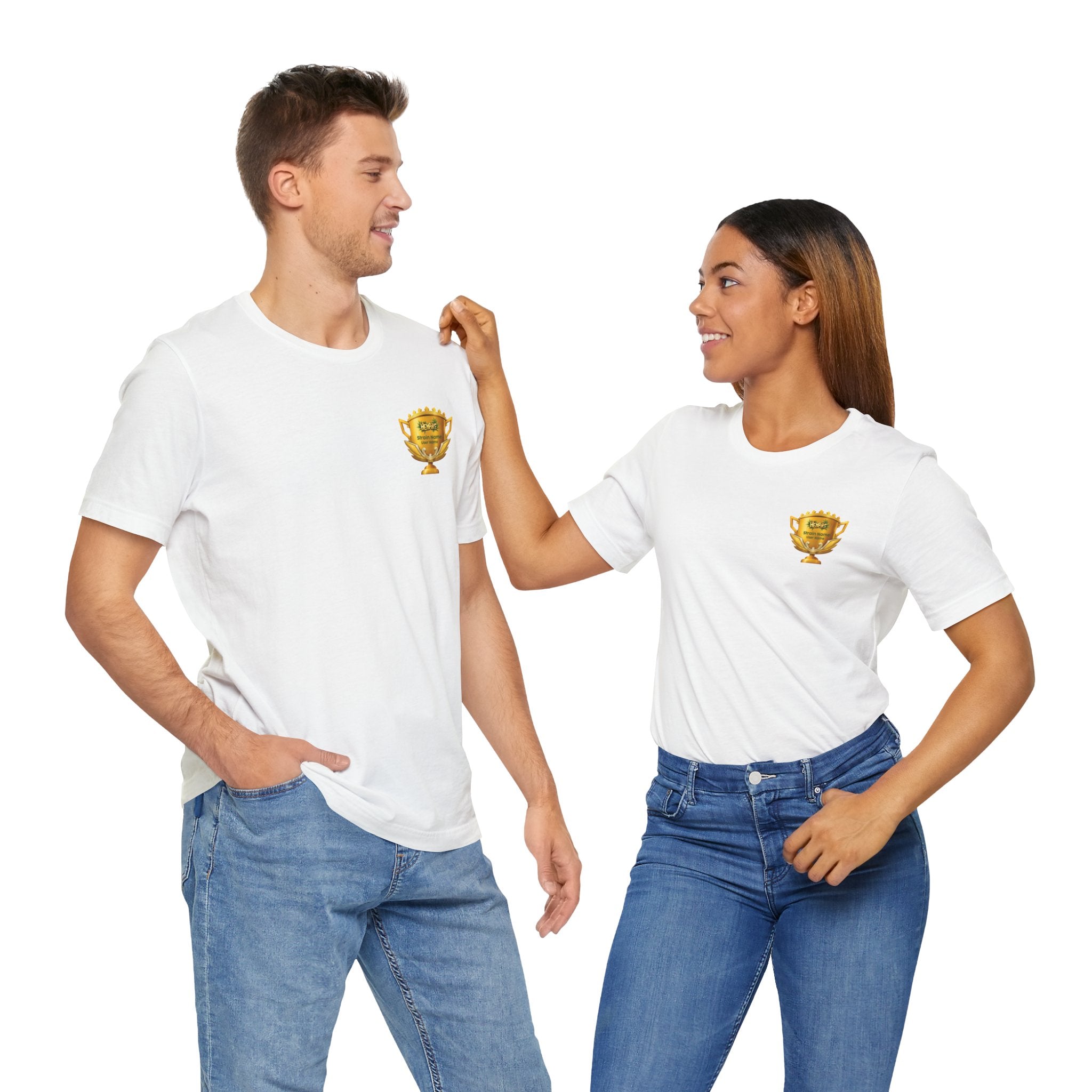 Personalized "Cup Winner" Short Sleeve Tee