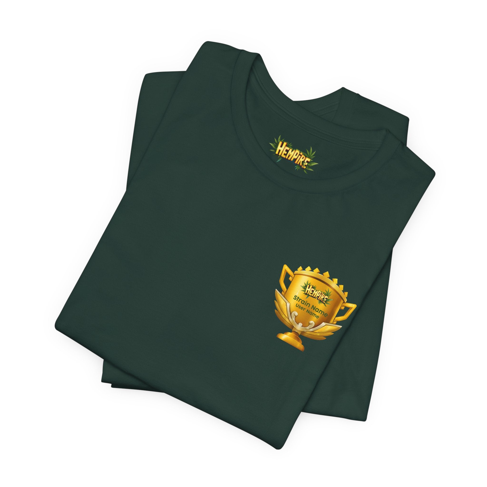 Personalized "Cup Winner" Short Sleeve Tee