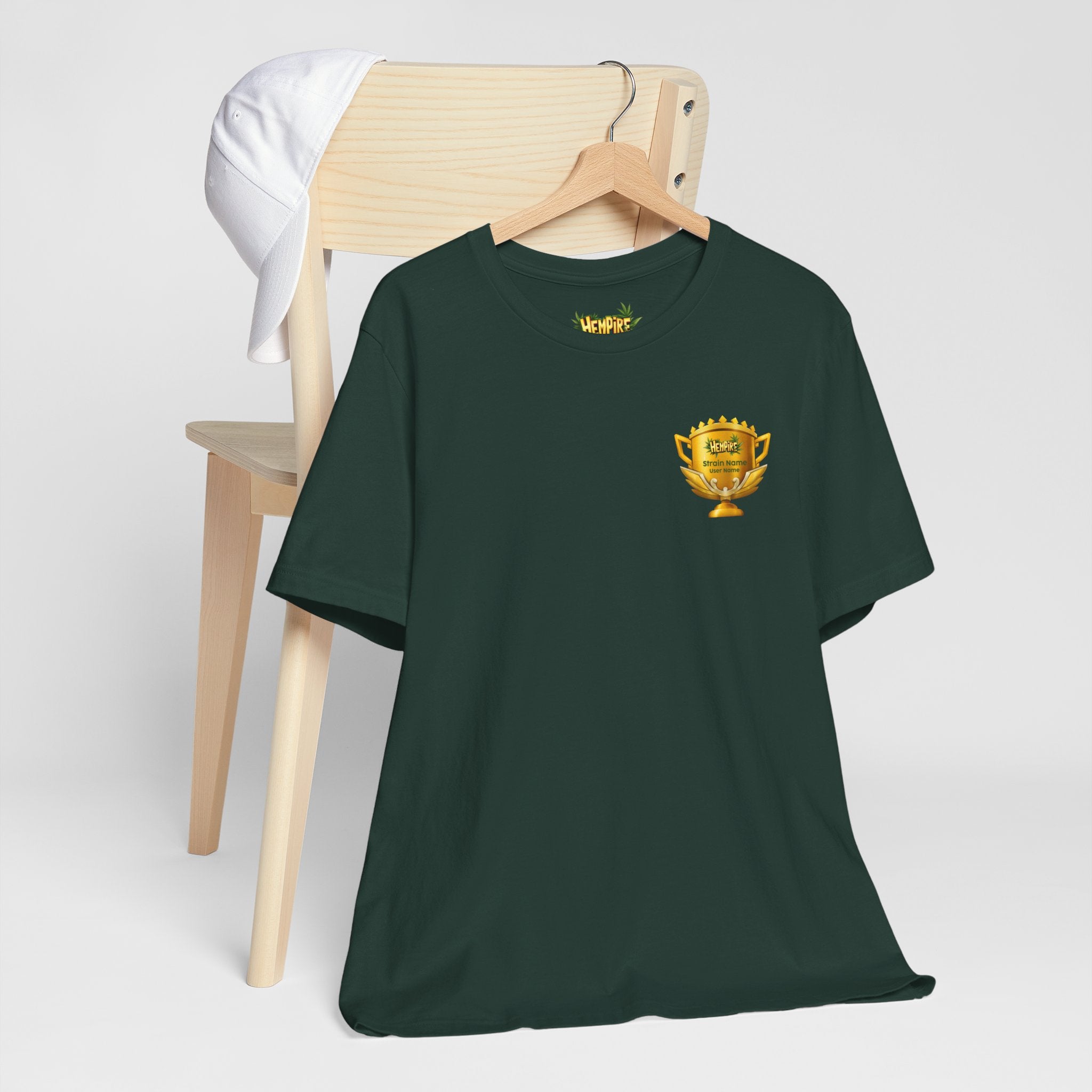 Personalized "Cup Winner" Short Sleeve Tee