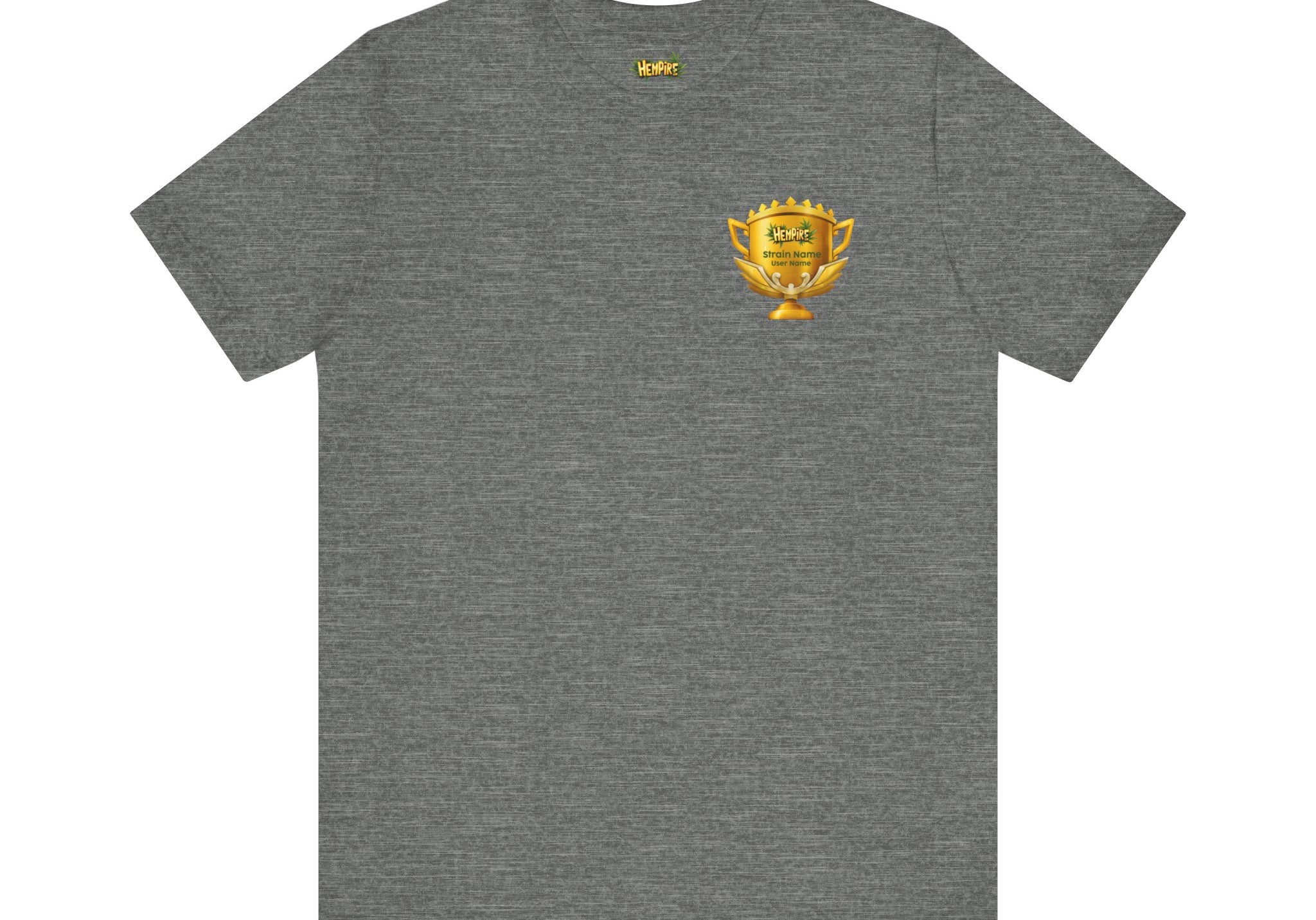 Personalized "Cup Winner" Short Sleeve Tee