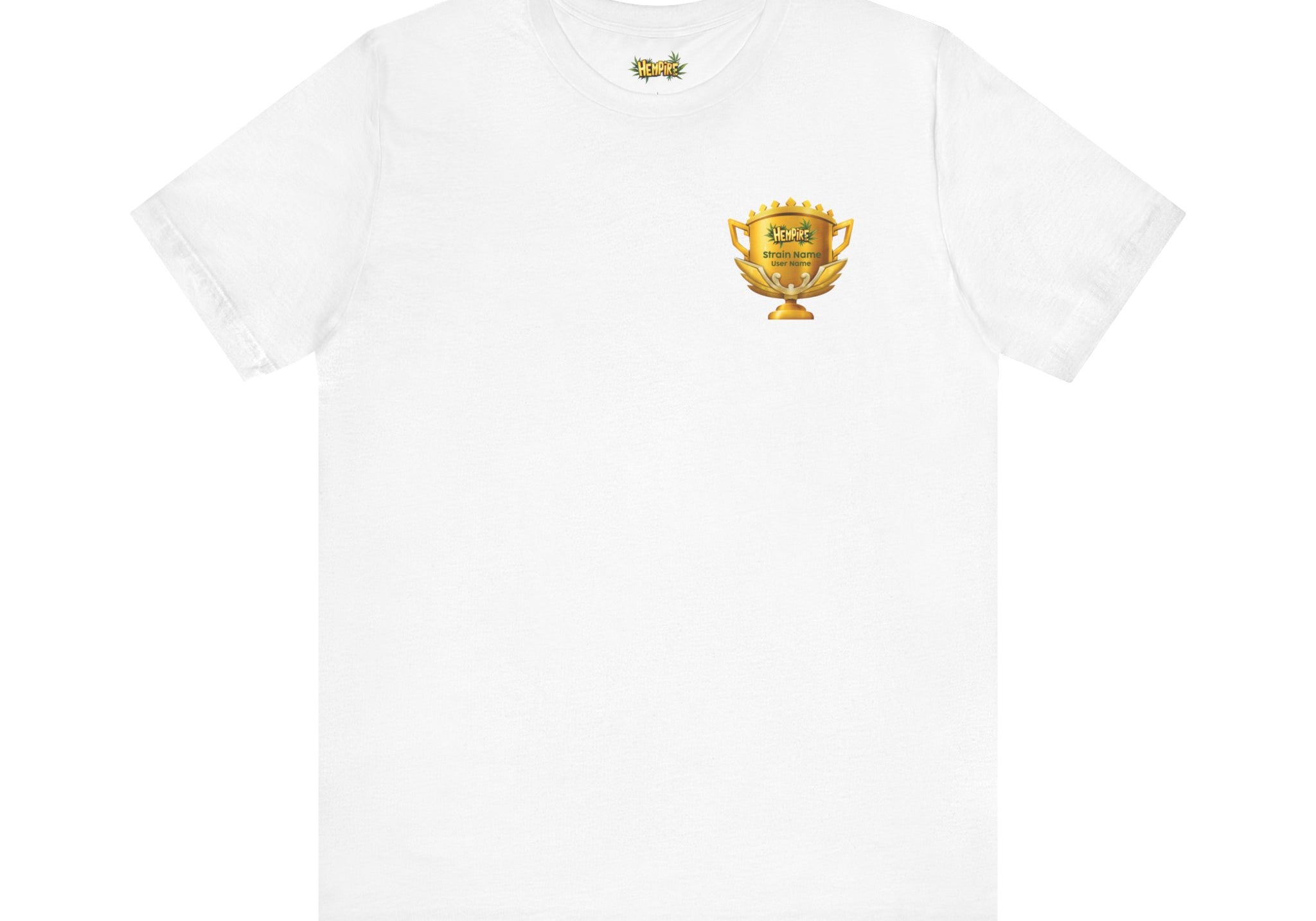 Personalized "Cup Winner" Short Sleeve Tee