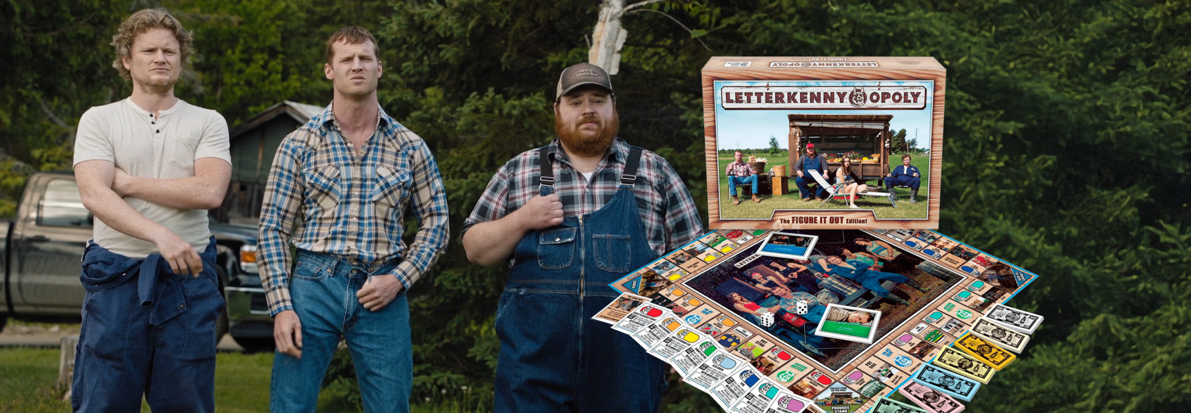 Licensed Letterkenny Board Games and Collectibles collection