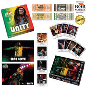 Bob Marley Ultimate: Board game, puzzle, replica concert tickets and exclusive photo collection - High Roller Games Inc