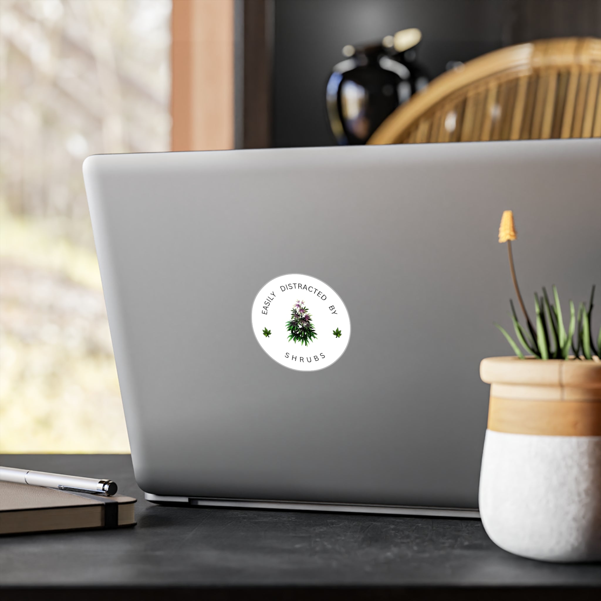 “Easily Distracted” Sticker - High Roller Games Inc