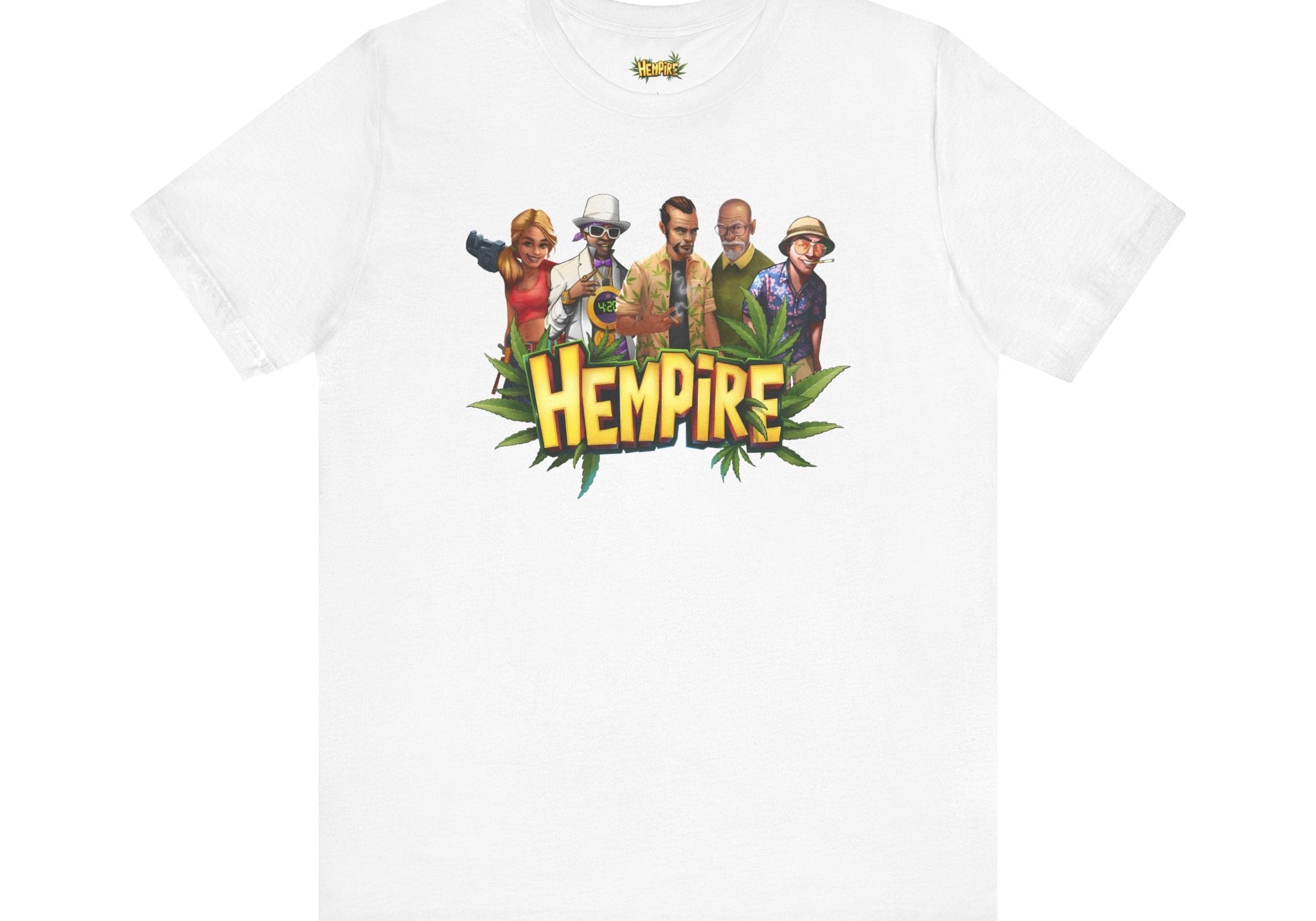 "Hempire Characters Logo" Short Sleeve Tee - High Roller Games Inc