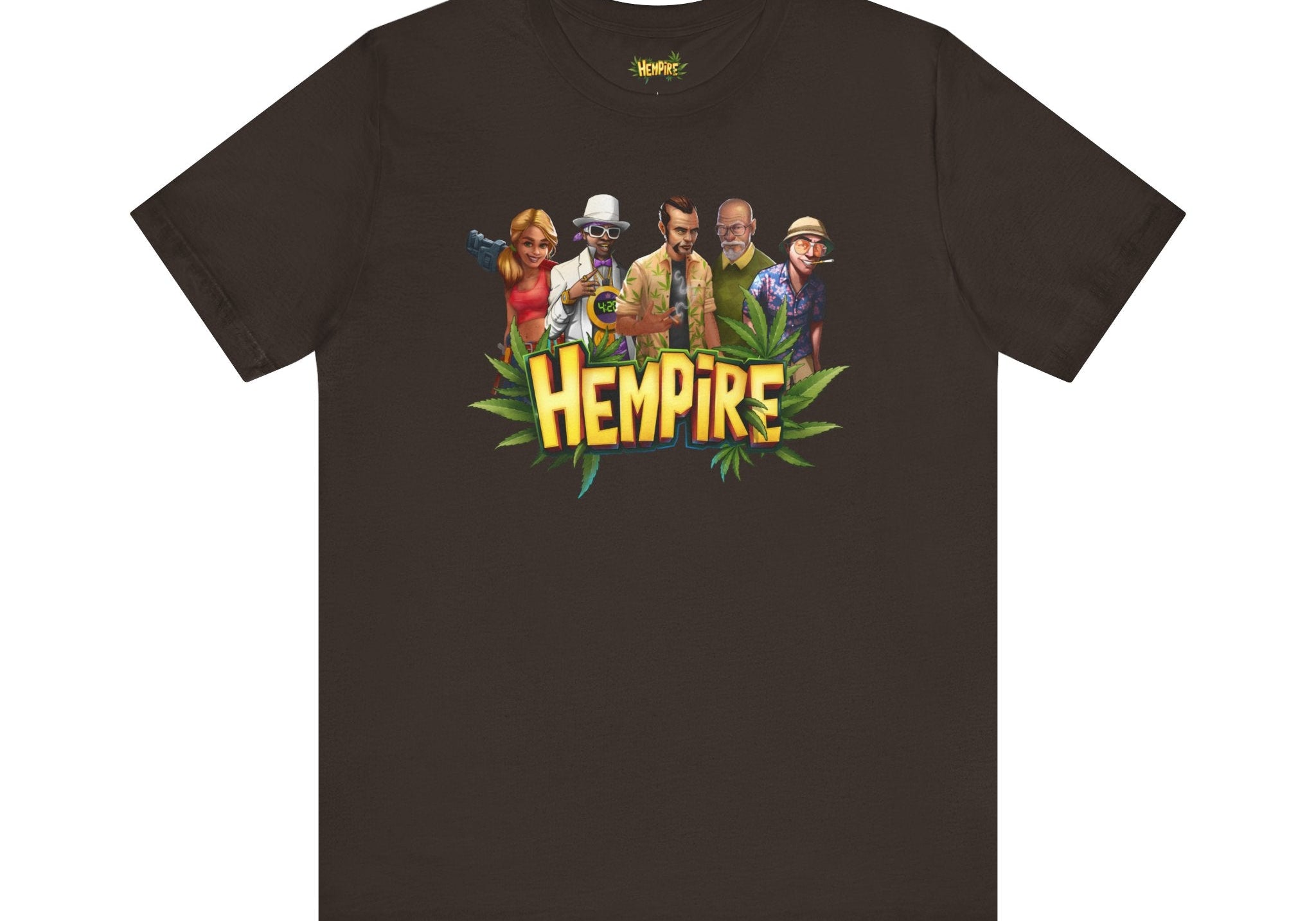 "Hempire Characters Logo" Short Sleeve Tee - High Roller Games Inc