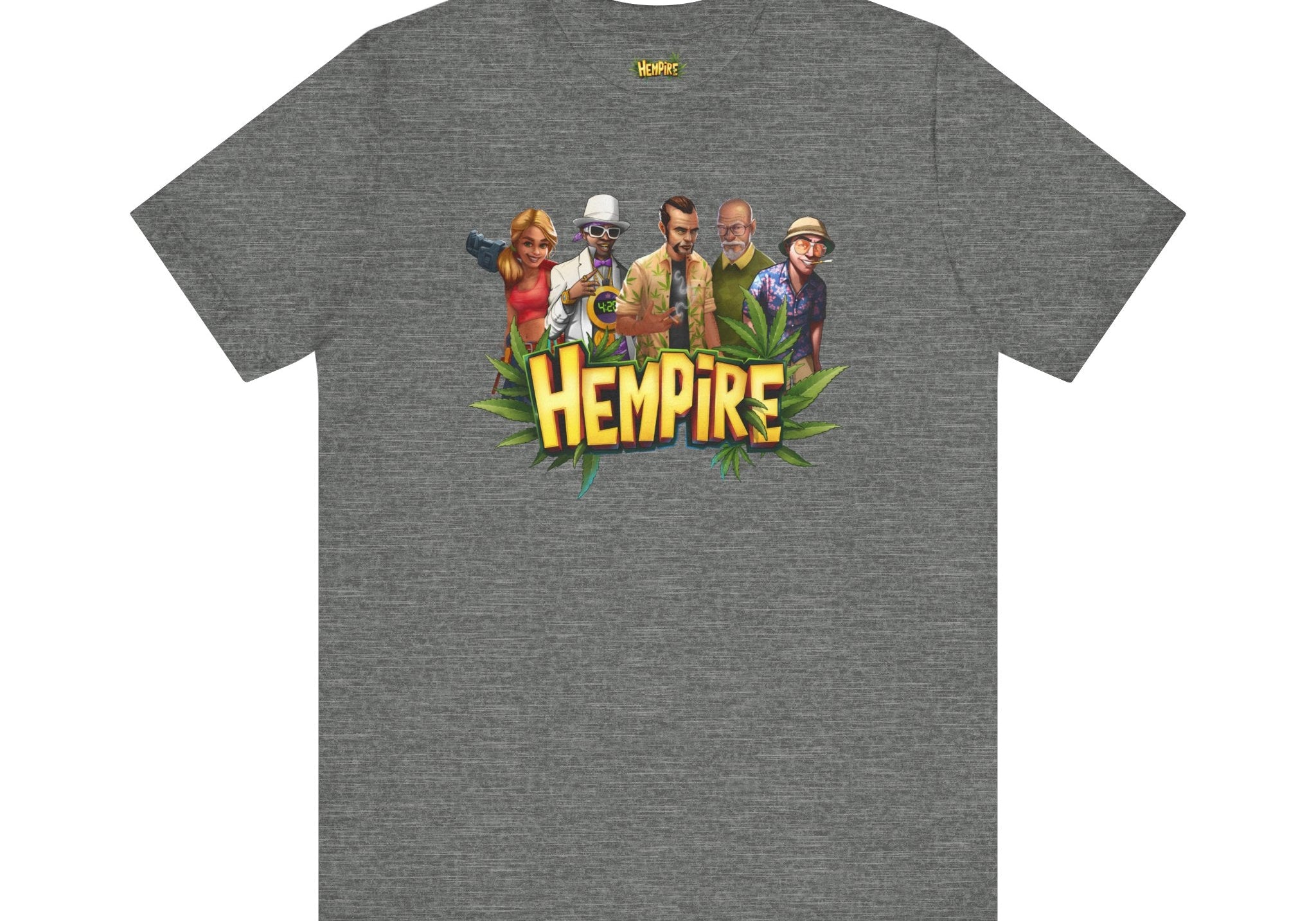 "Hempire Characters Logo" Short Sleeve Tee - High Roller Games Inc
