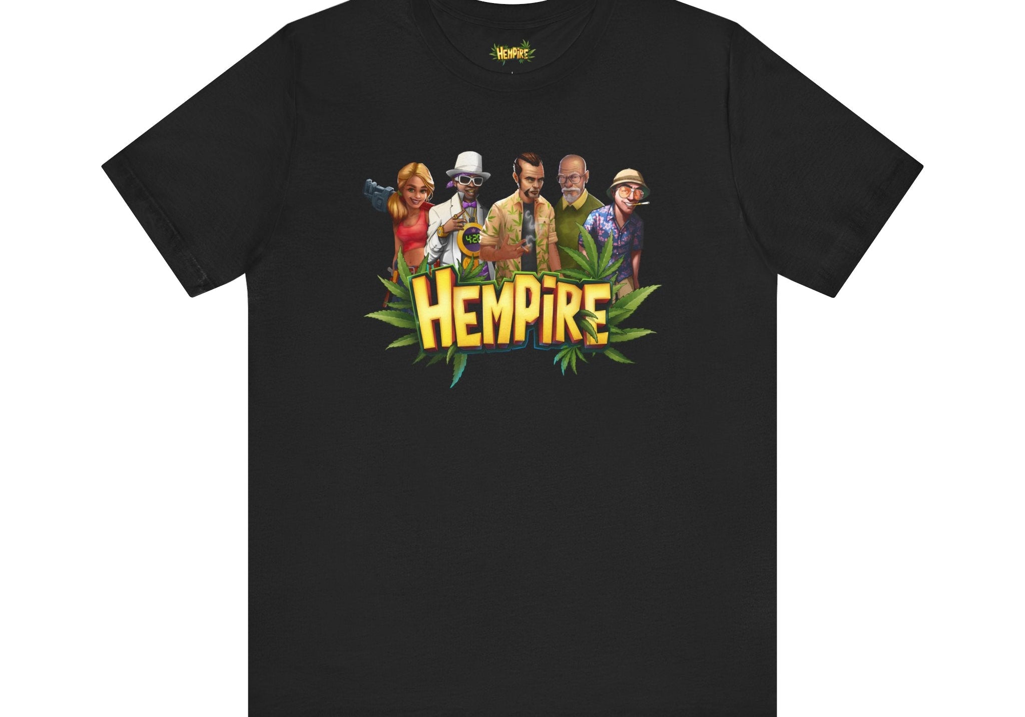 "Hempire Characters Logo" Short Sleeve Tee - High Roller Games Inc