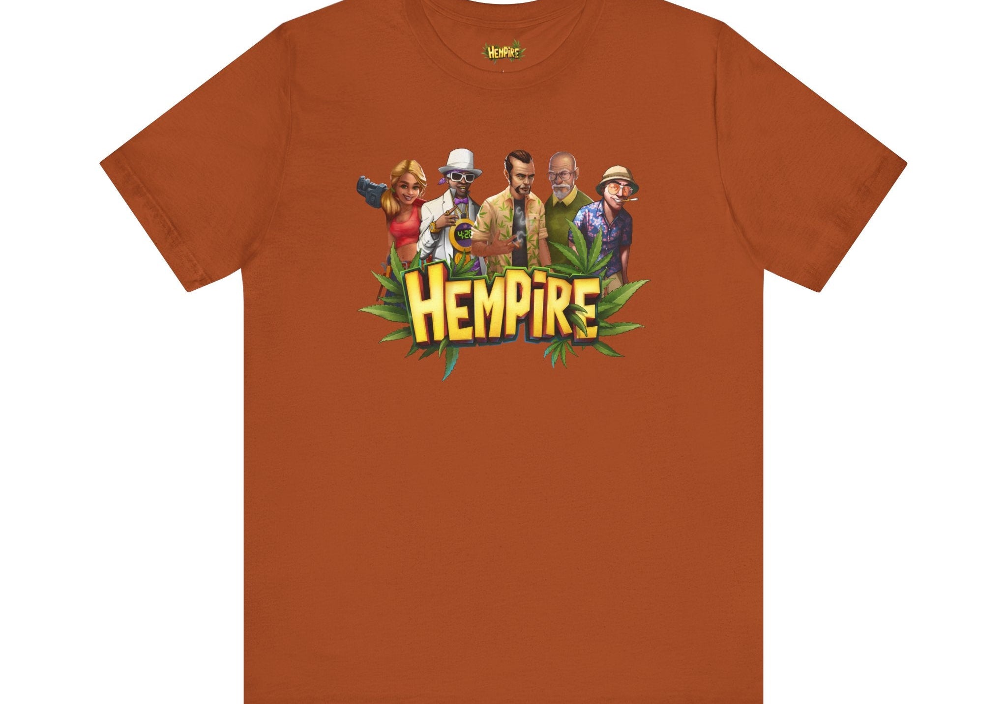 "Hempire Characters Logo" Short Sleeve Tee - High Roller Games Inc