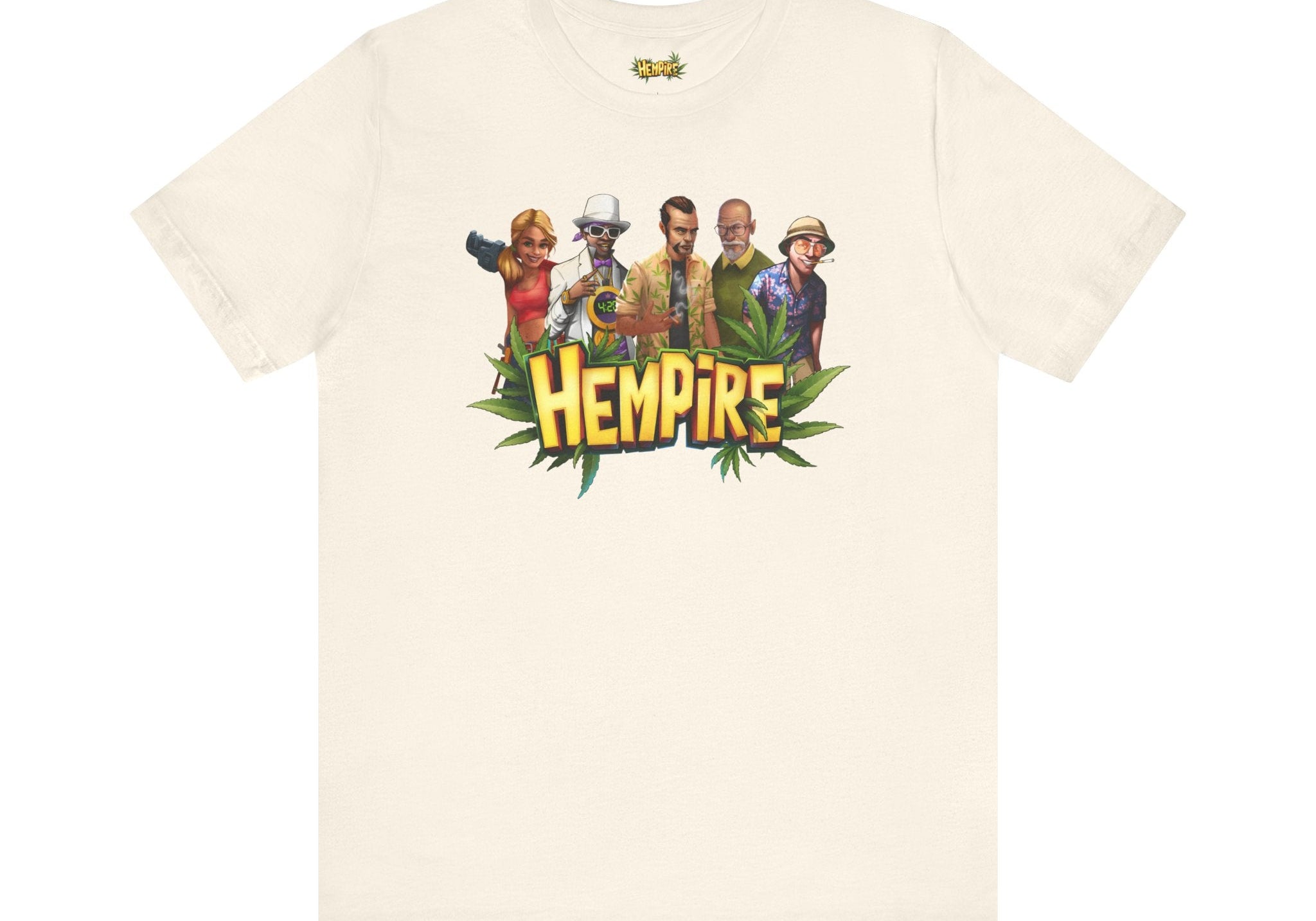 "Hempire Characters Logo" Short Sleeve Tee - High Roller Games Inc
