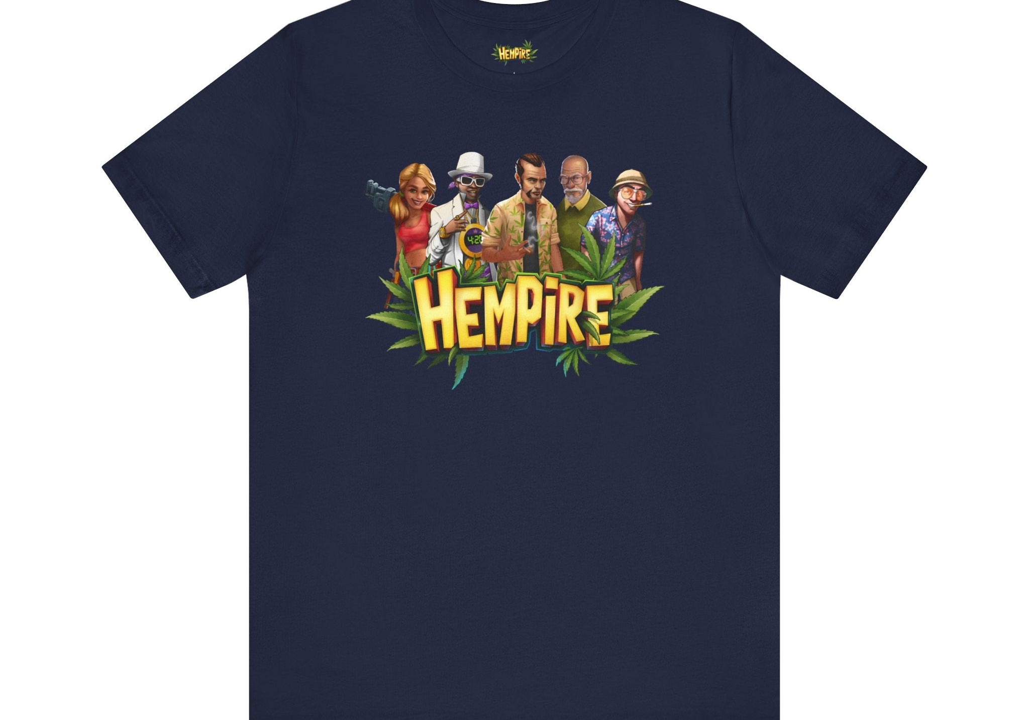 "Hempire Characters Logo" Short Sleeve Tee - High Roller Games Inc