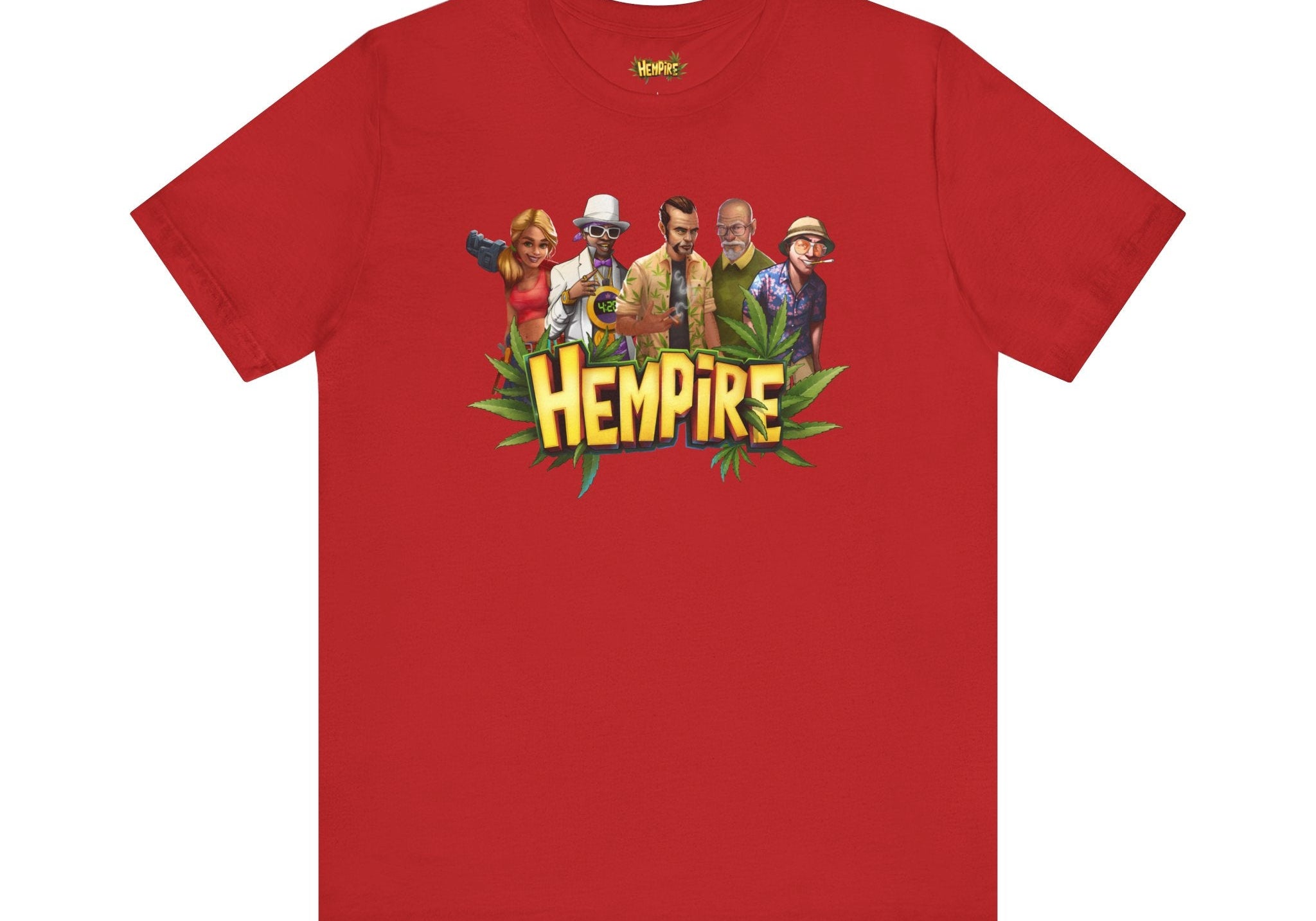 "Hempire Characters Logo" Short Sleeve Tee - High Roller Games Inc