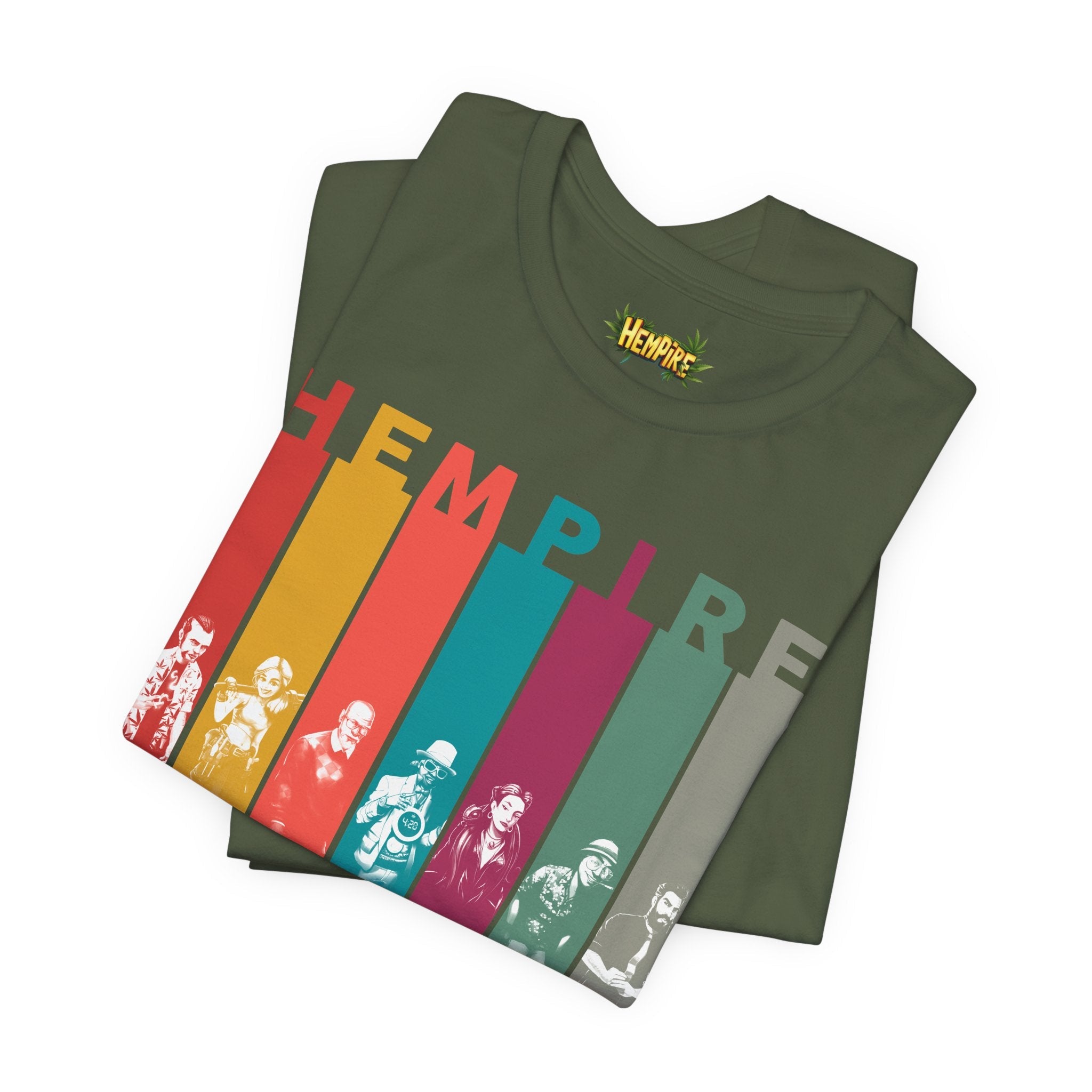 "Hempire Characters" Short Sleeve Tee - High Roller Games Inc
