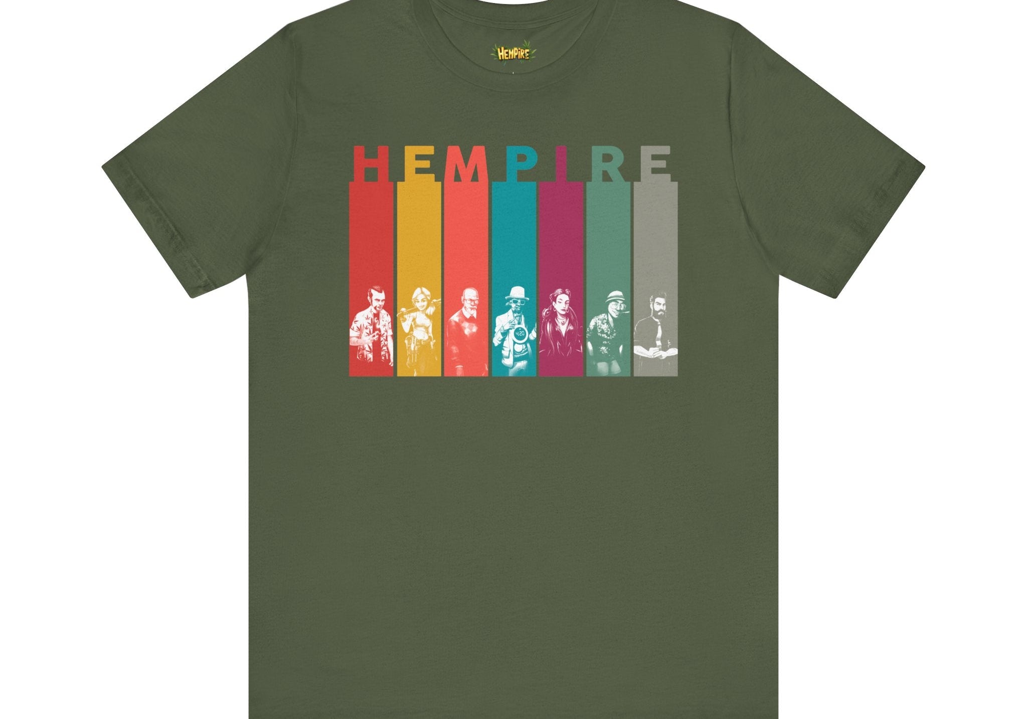 "Hempire Characters" Short Sleeve Tee - High Roller Games Inc