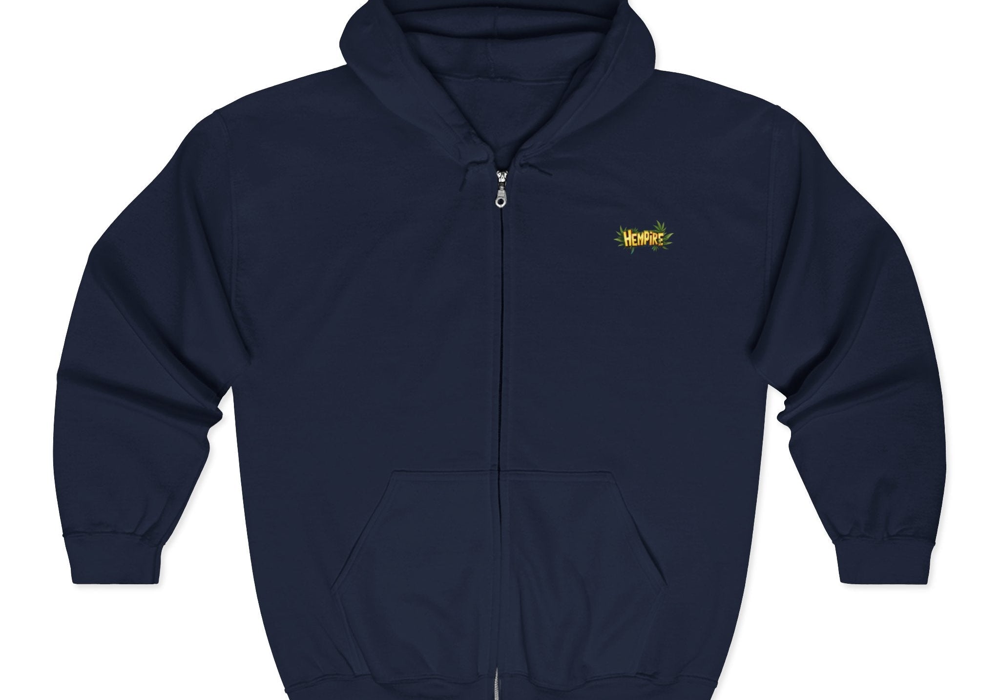 "Hempire Hoodie!" Unisex Heavy Blend™ Full Zip Hooded Sweatshirt - High Roller Games Inc