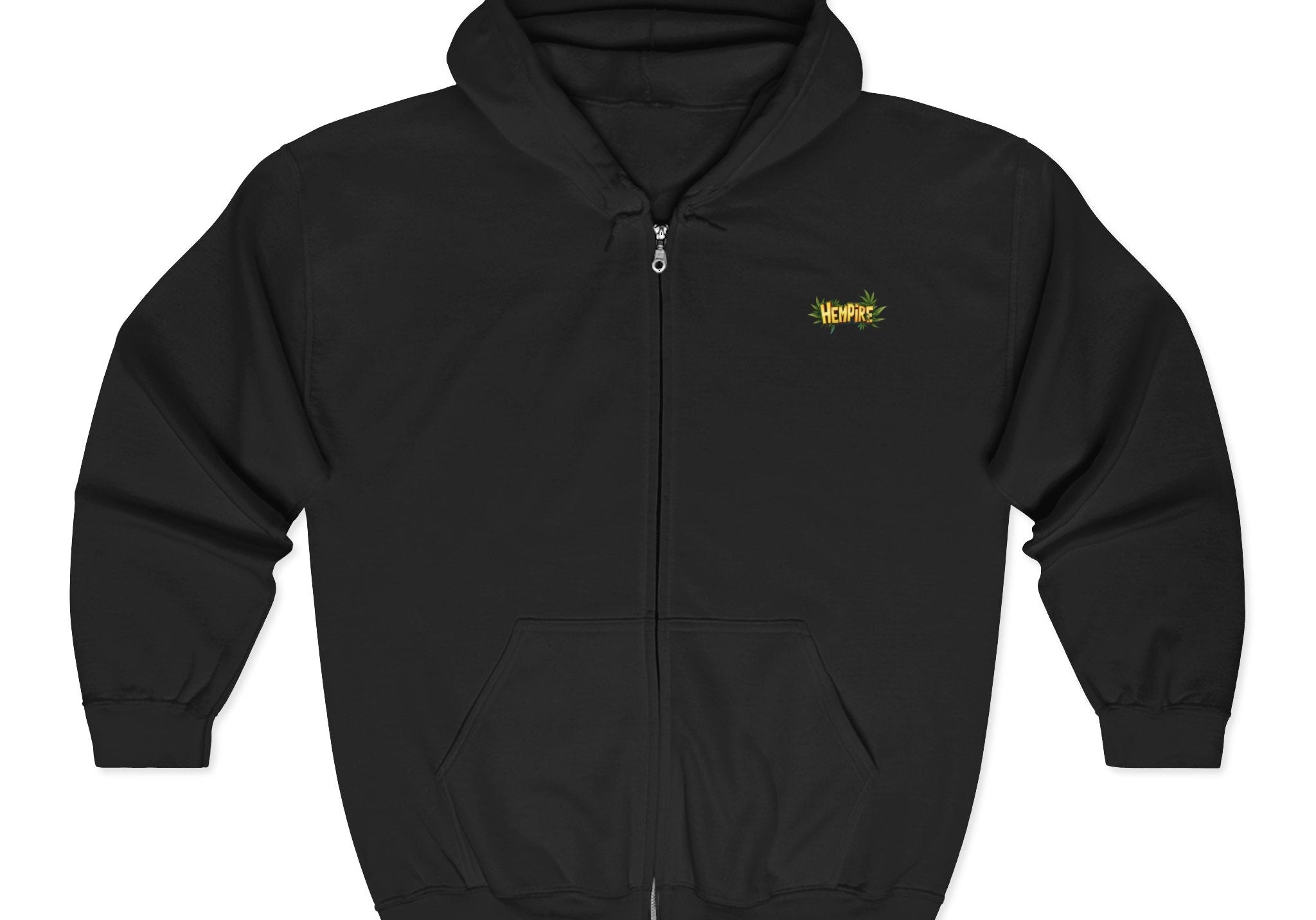 "Hempire Hoodie!" Unisex Heavy Blend™ Full Zip Hooded Sweatshirt - High Roller Games Inc