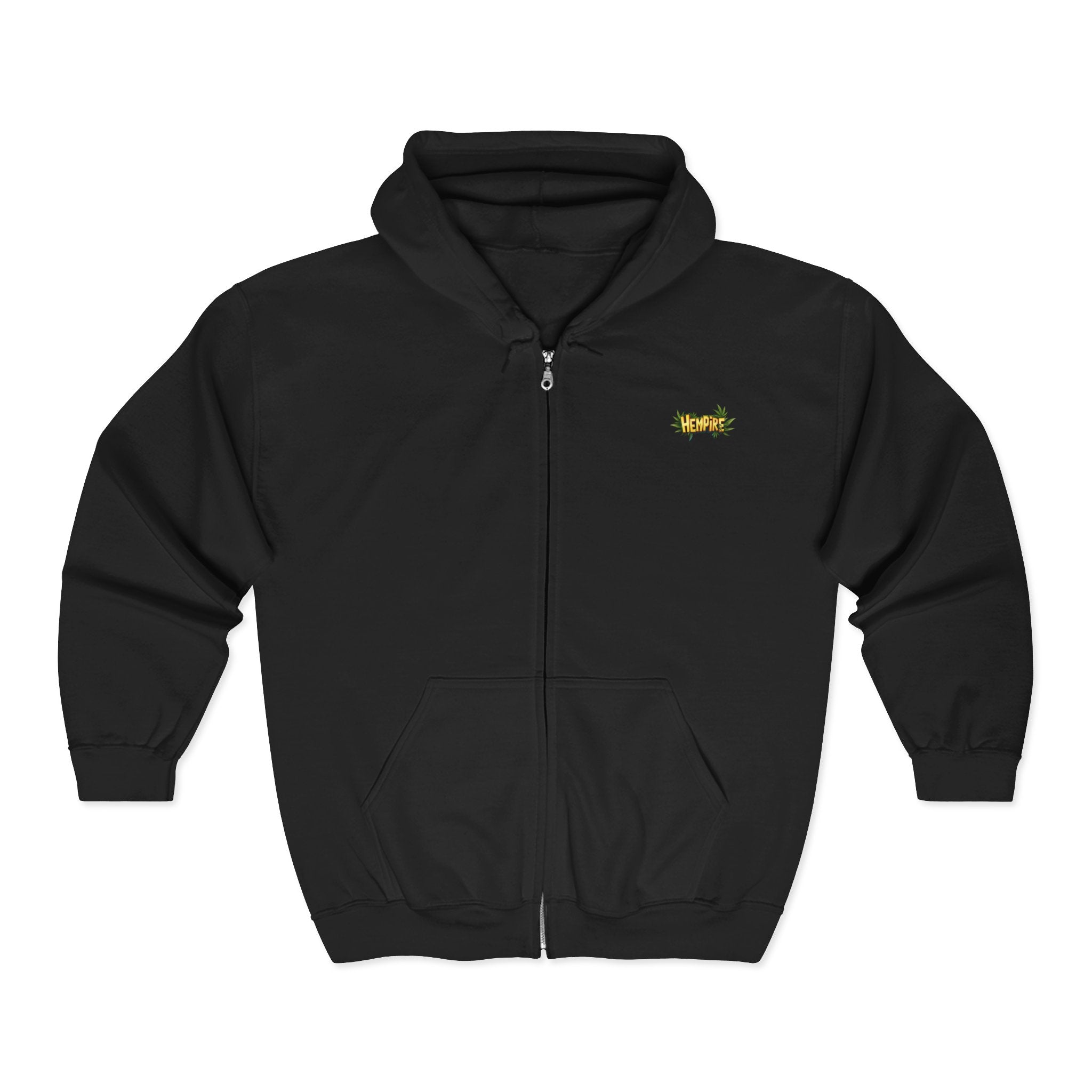 "Hempire Hoodie!" Unisex Heavy Blend™ Full Zip Hooded Sweatshirt - High Roller Games Inc