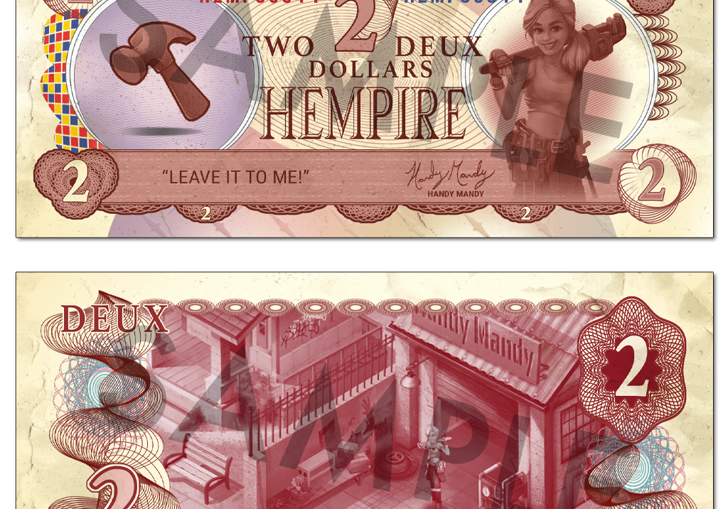 Hempire Money - Collectible Cash ONE set - High Roller Games Inc