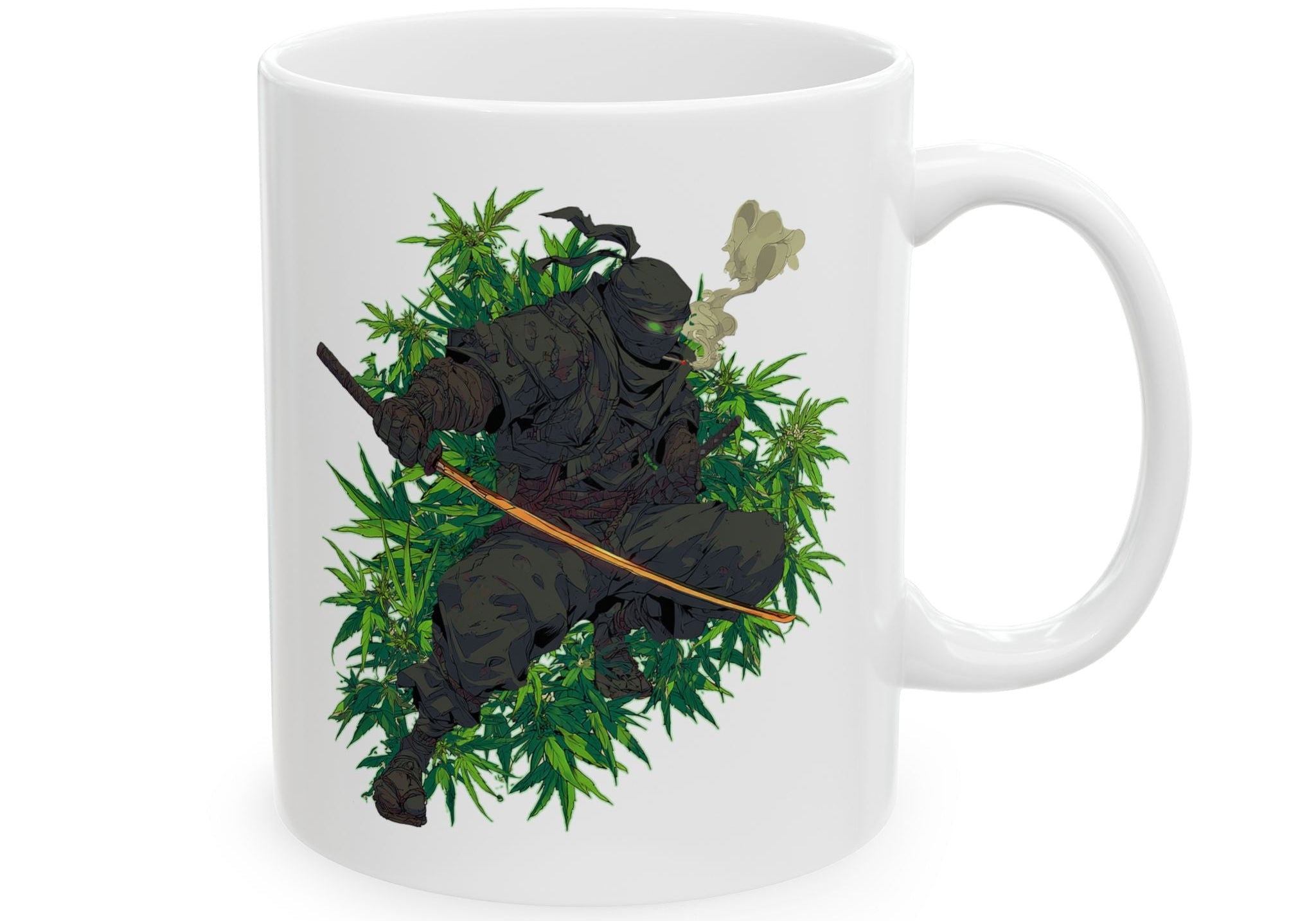 "Hempire Ninja" Ceramic Mug - High Roller Games Inc