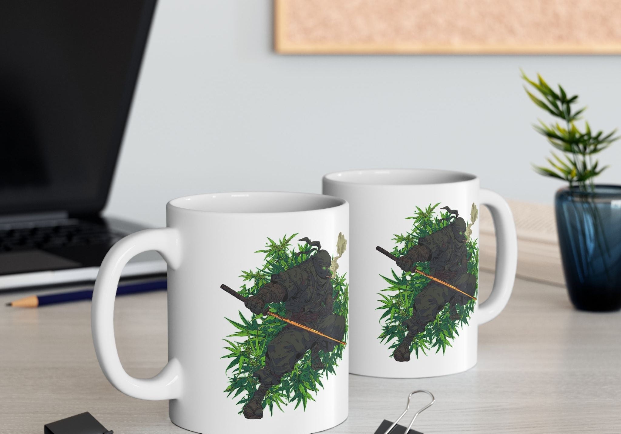 "Hempire Ninja" Ceramic Mug - High Roller Games Inc