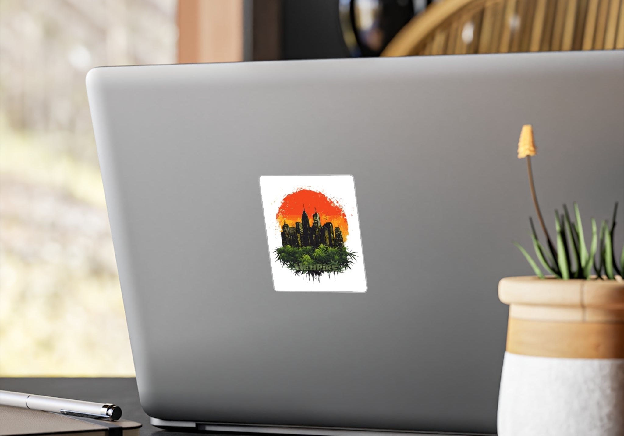 "Hempire Sunset City" Sticker - High Roller Games Inc