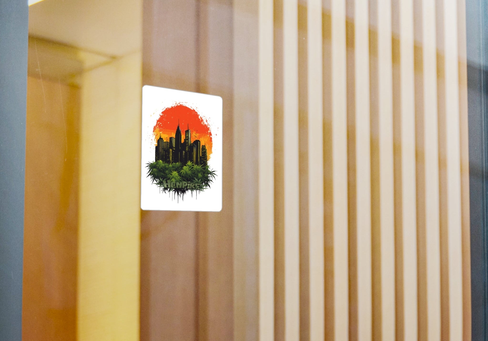 "Hempire Sunset City" Sticker - High Roller Games Inc