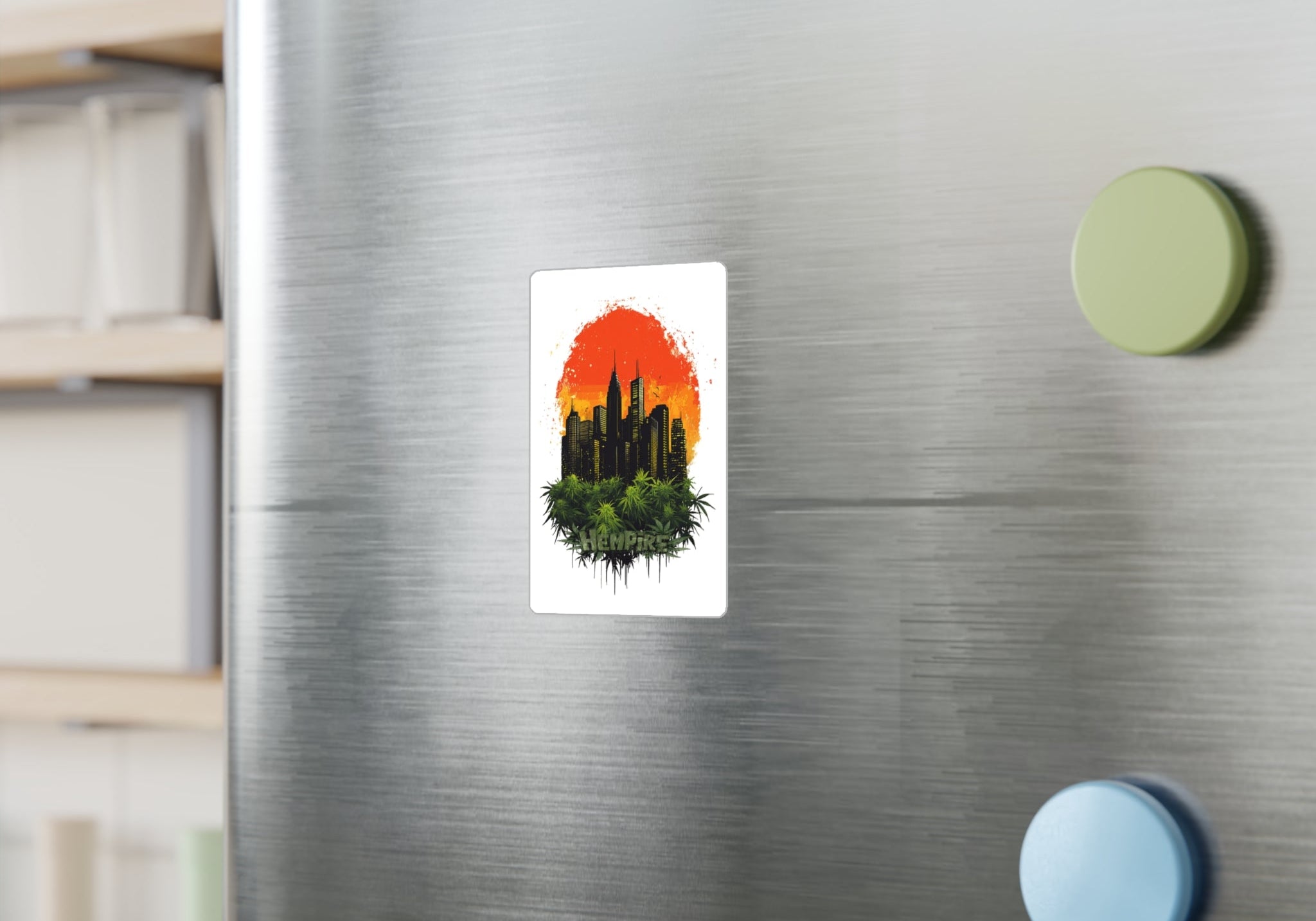 "Hempire Sunset City" Sticker - High Roller Games Inc