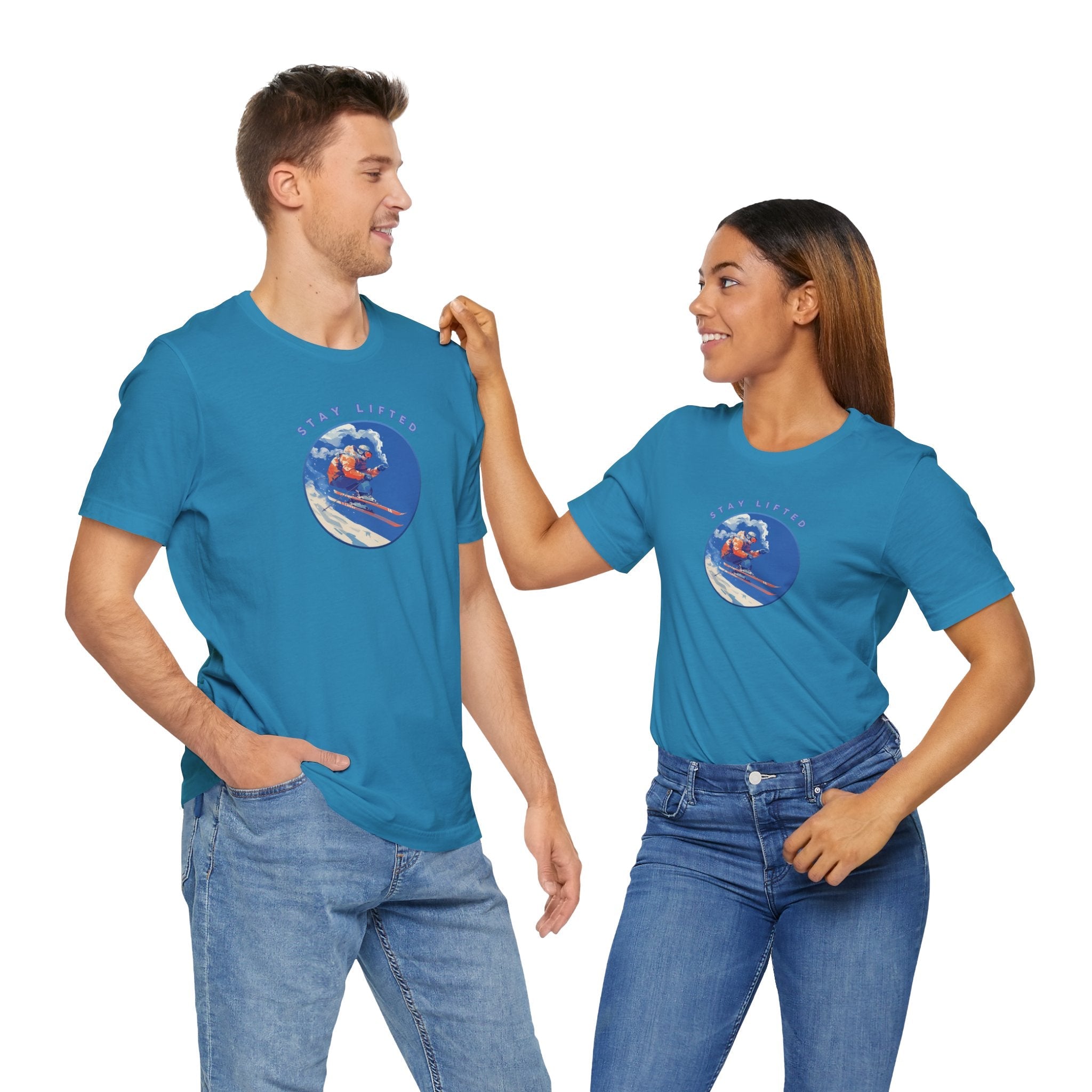 "High Ski" Short Sleeve Tee - High Roller Games Inc