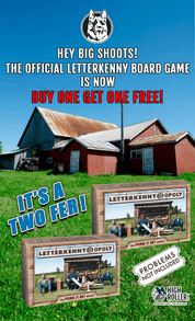 Letterkenny Opoly: Figure It Out Edition - High Roller Games Inc