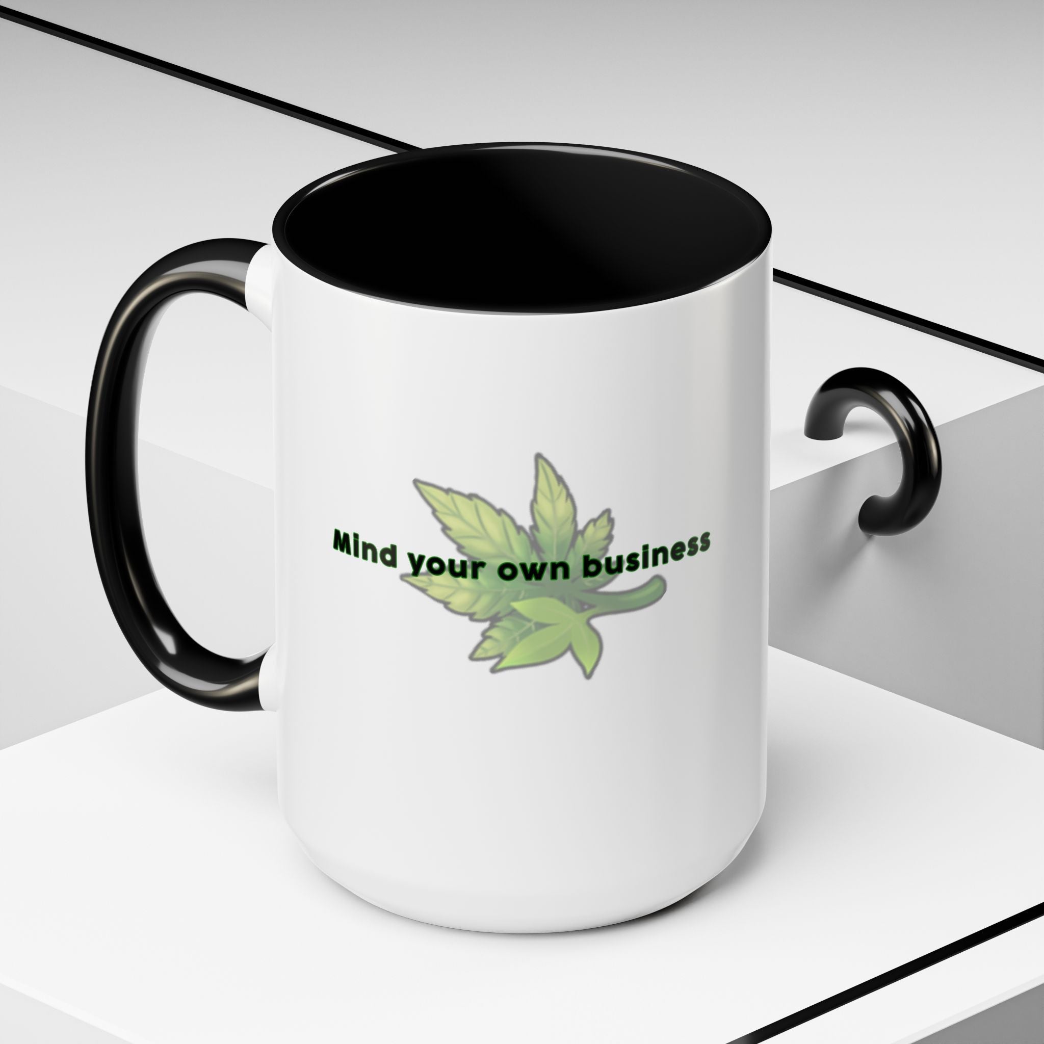 Mind Your Own Business Ceramic Coffee Mug - High Roller Games Inc