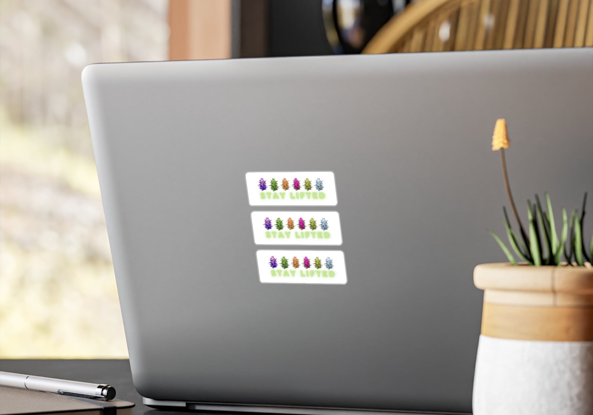 "Stay Lifted Buds" Stickers - High Roller Games Inc