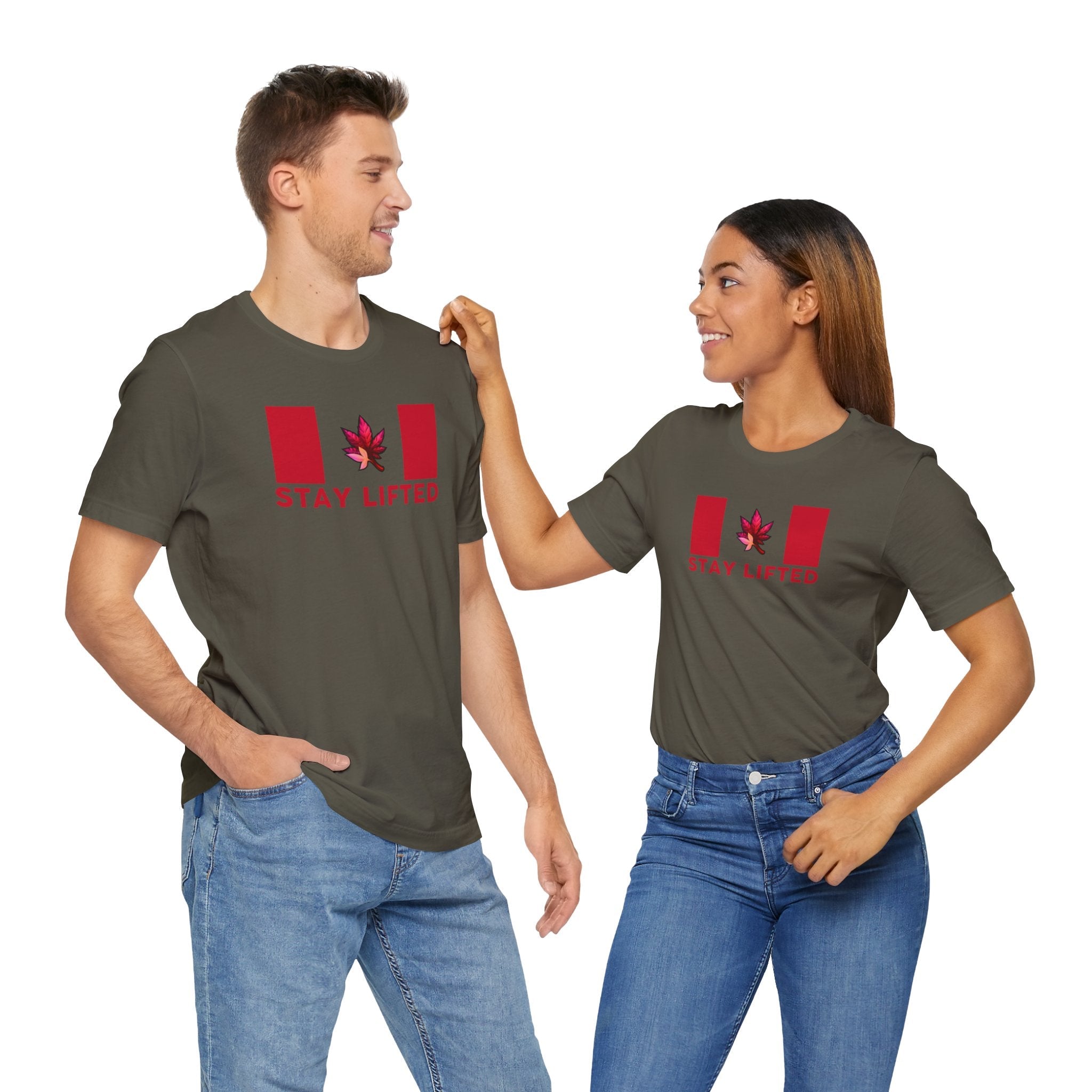 "Stay Lifted Canada" Short Sleeve Tee - High Roller Games Inc